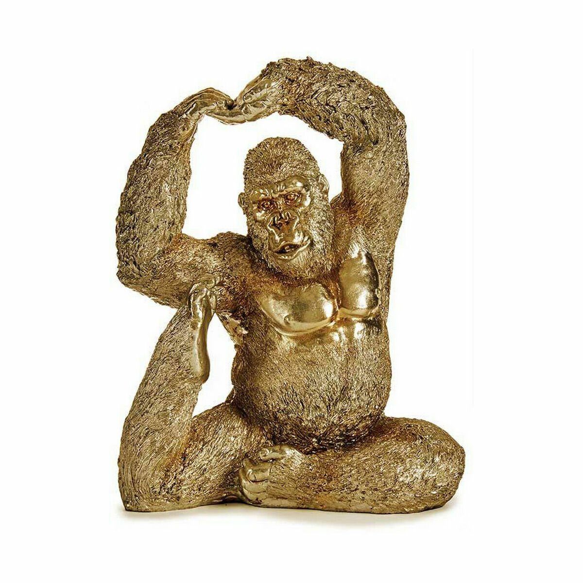 Deko-Figur x cm Gorilla x Dekoobjekt Yoga Gift 30 3 Gold Stück Decor 14 25,5