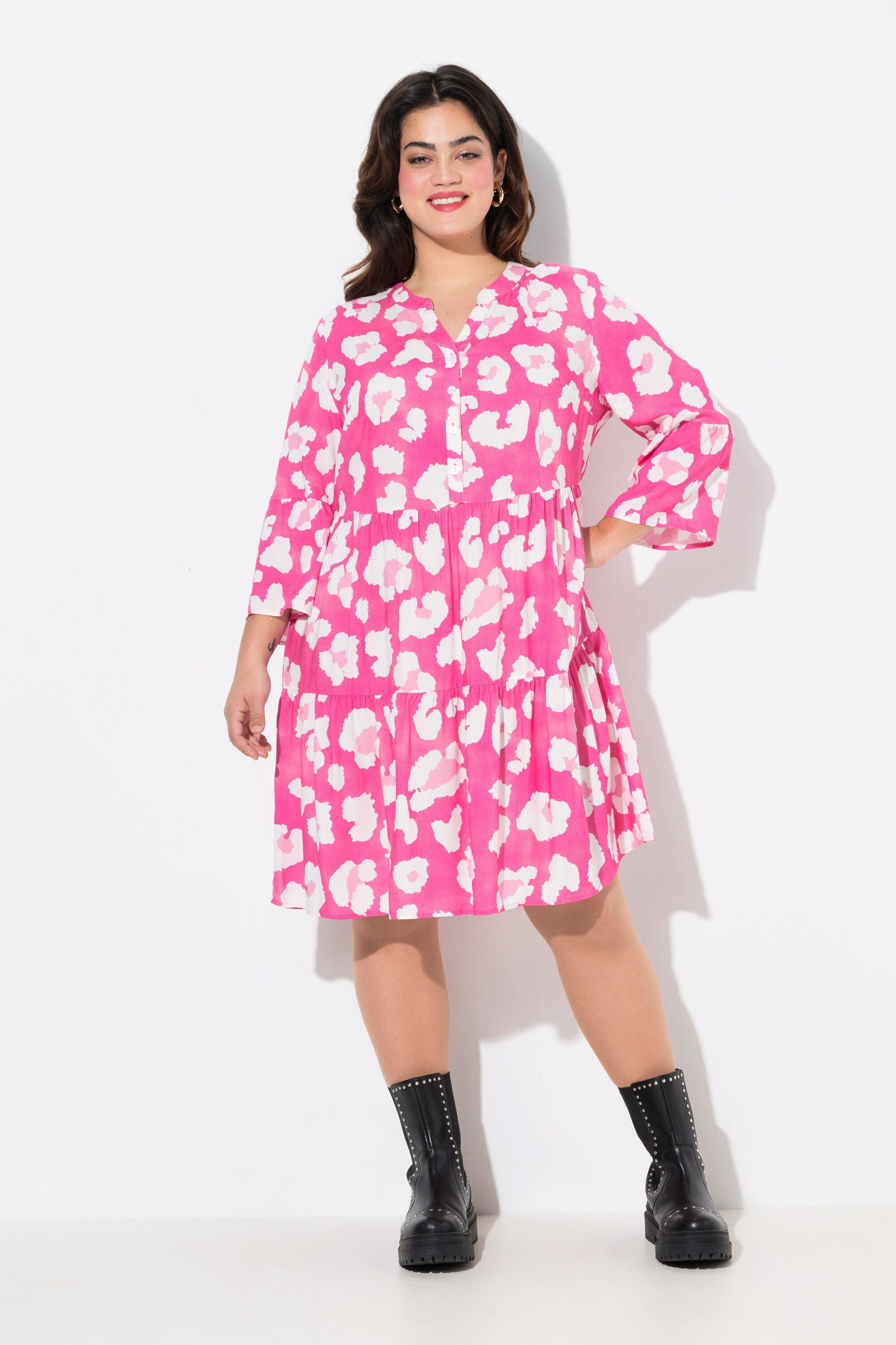 Angel of Style Jerseykleid Kleid Alloverdruck günstig online kaufen