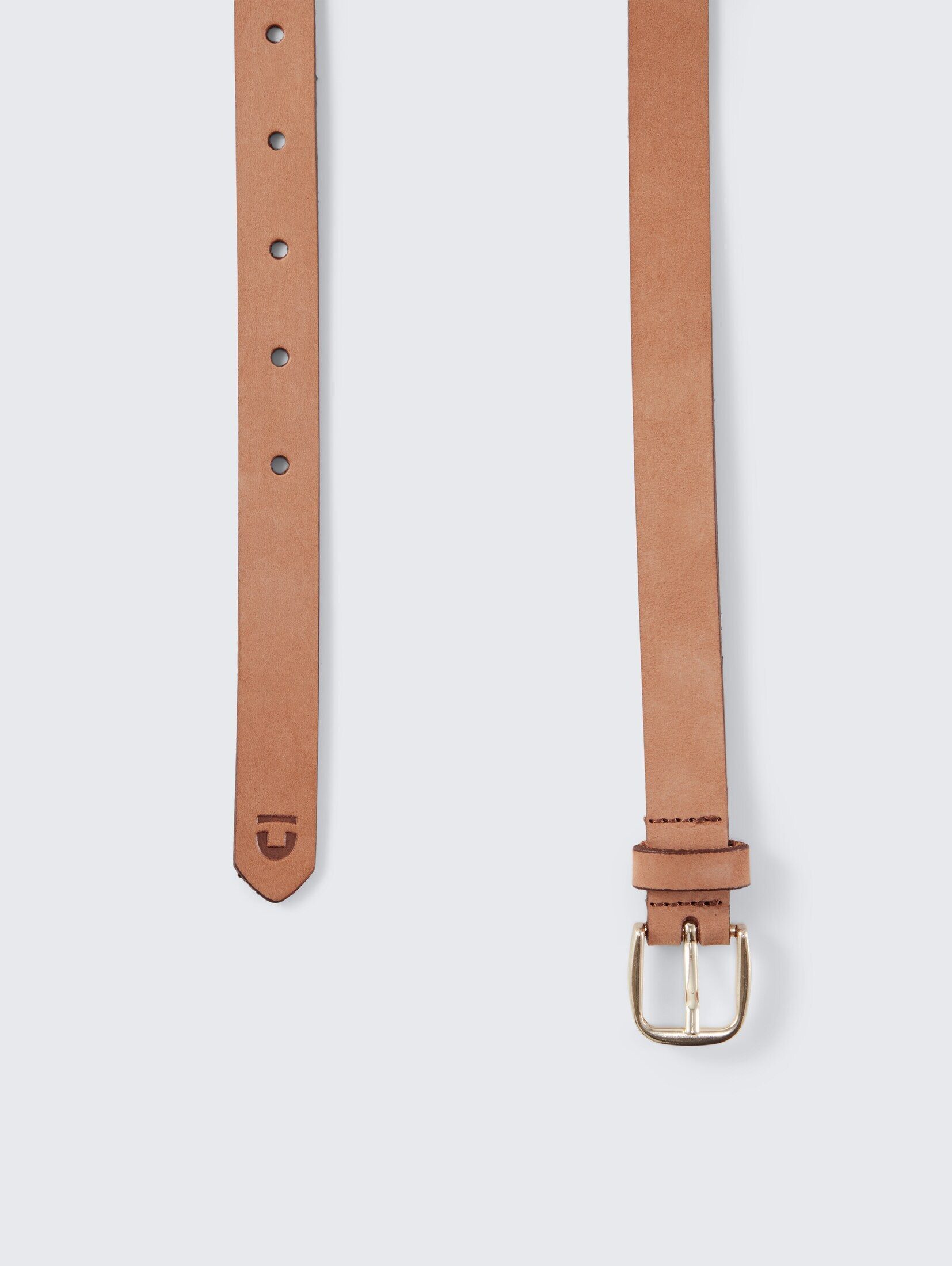 TOM TAILOR Denim Ledergürtel Belts TTMEGHAN schmaler Ledergürtel mit abgerundeter Dornschließe