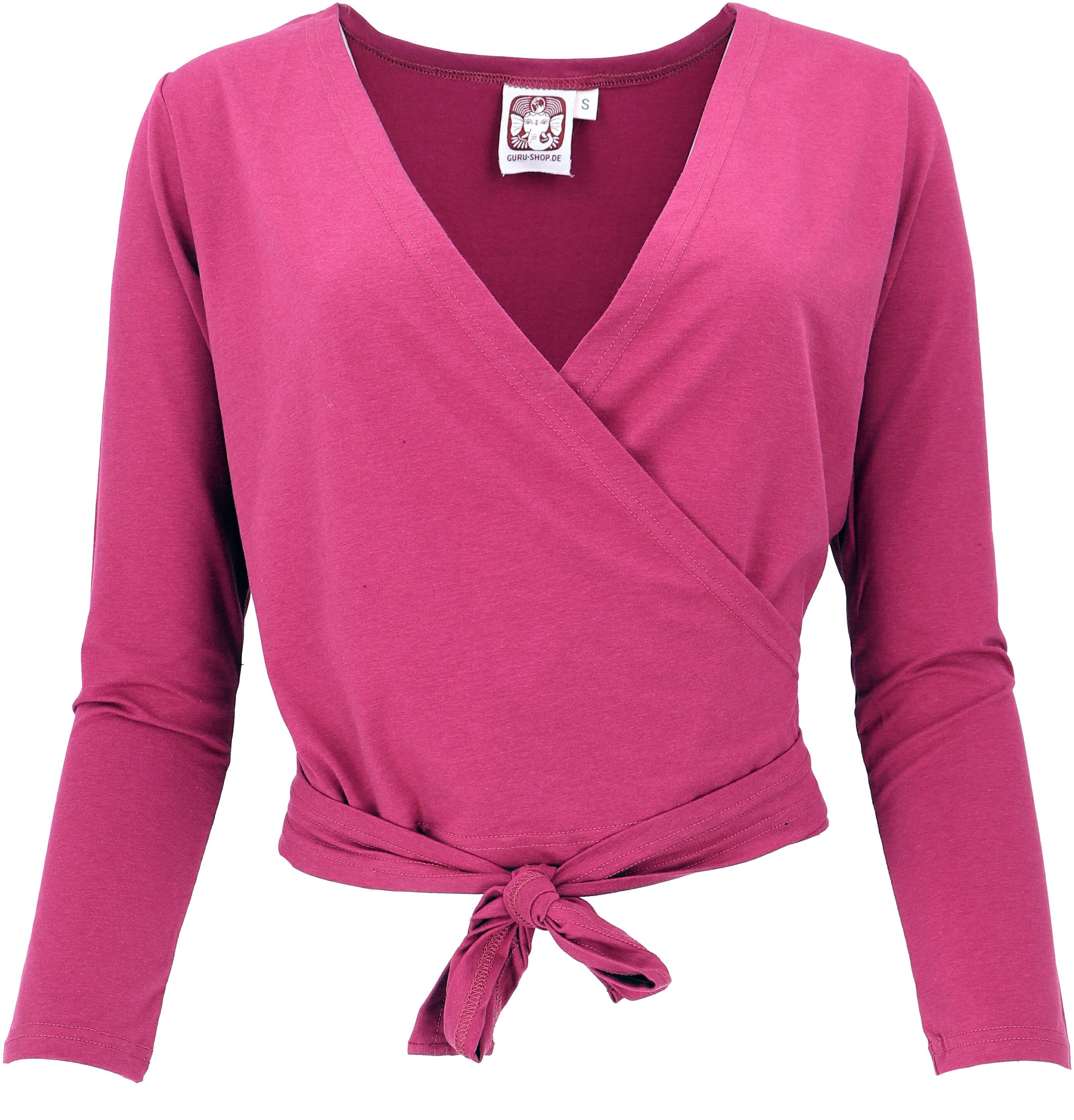 Guru-Shop Longsleeve Yoga Langarmshirt, Bio Baumwolle günstig online kaufen