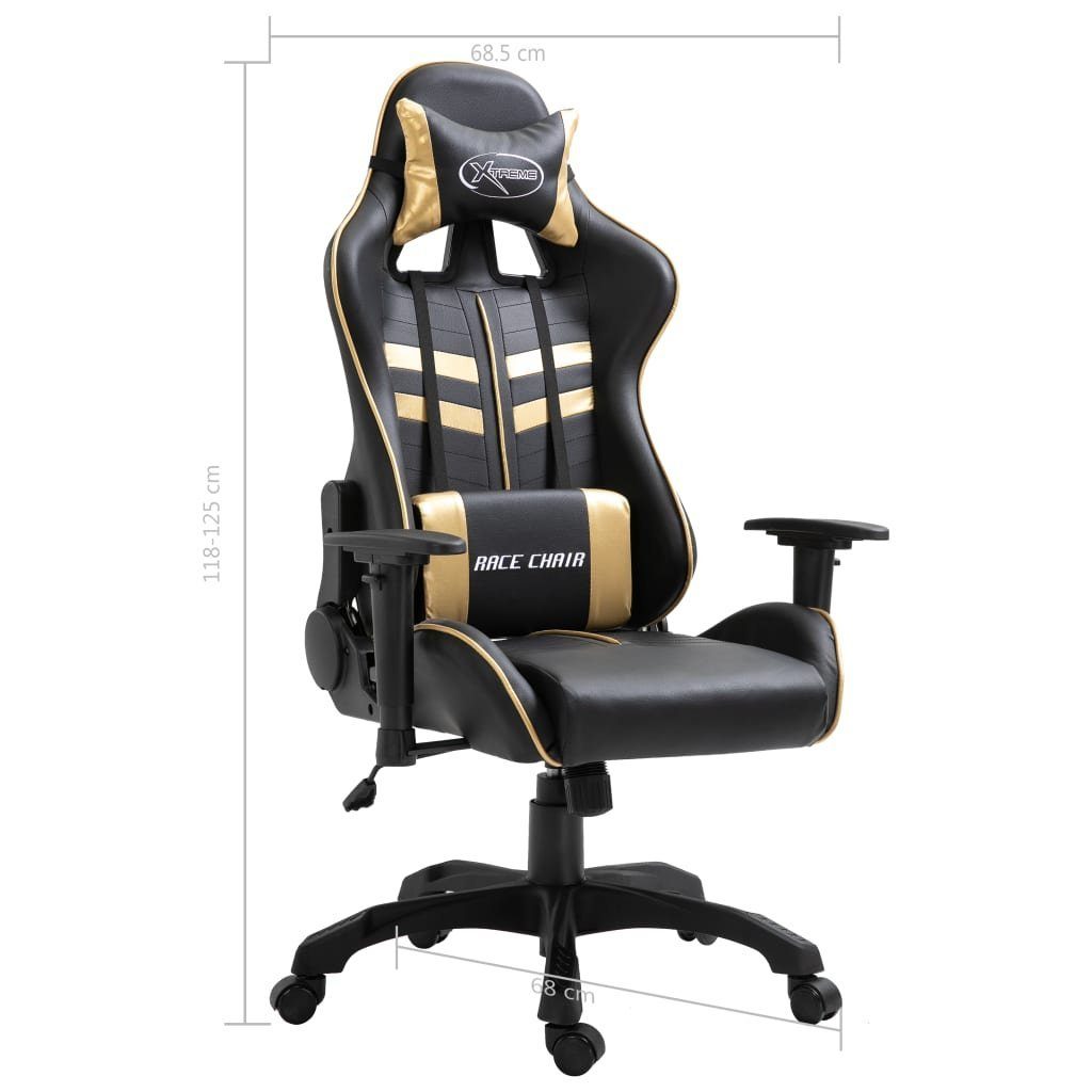 furnicato Gaming-Stuhl Kunstleder St) (1 Golden