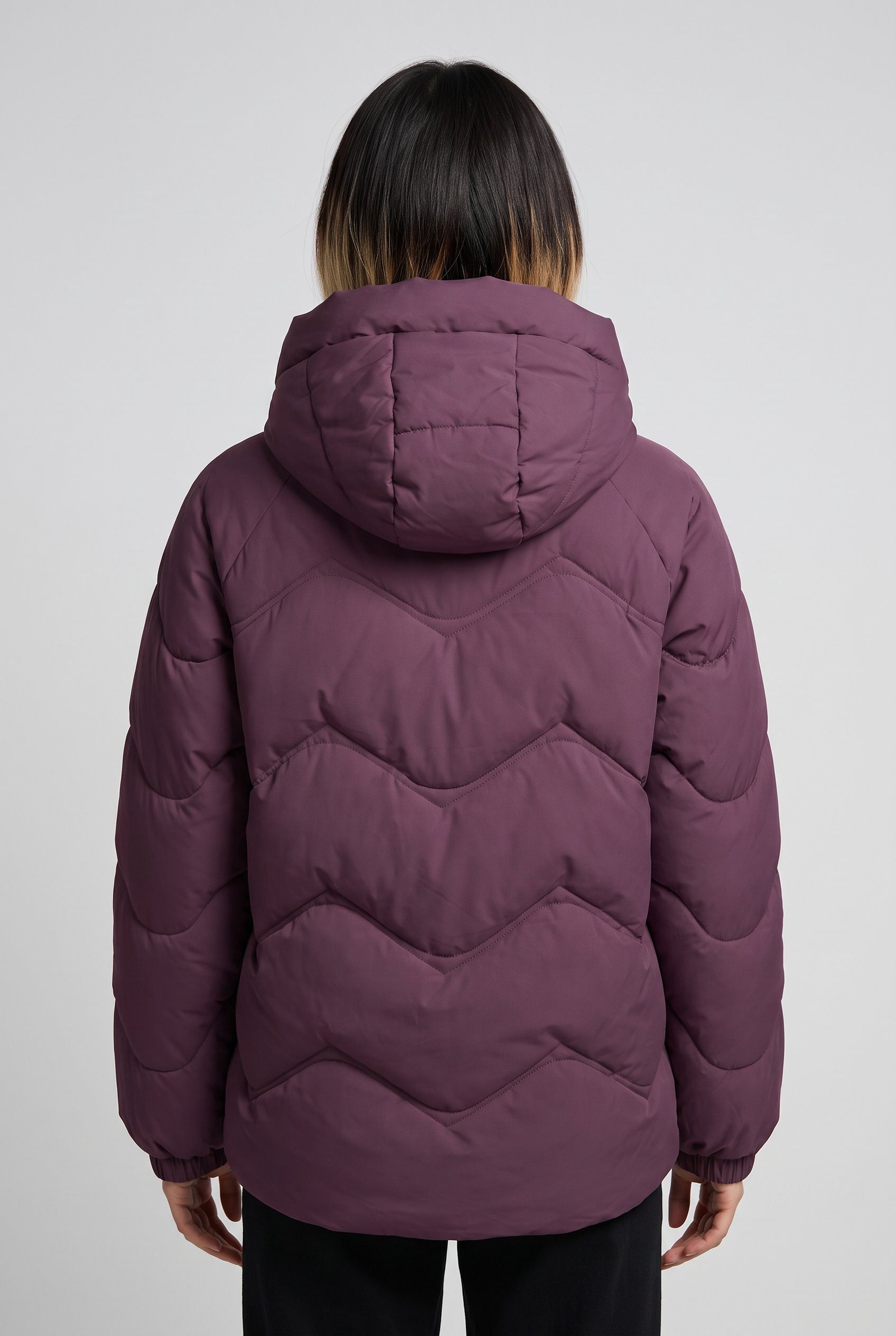 JDY Steppjacke JDYPOWER SHORT HOOD PUFFER OTW HAB Kunstfaser – Bild 3 von 5