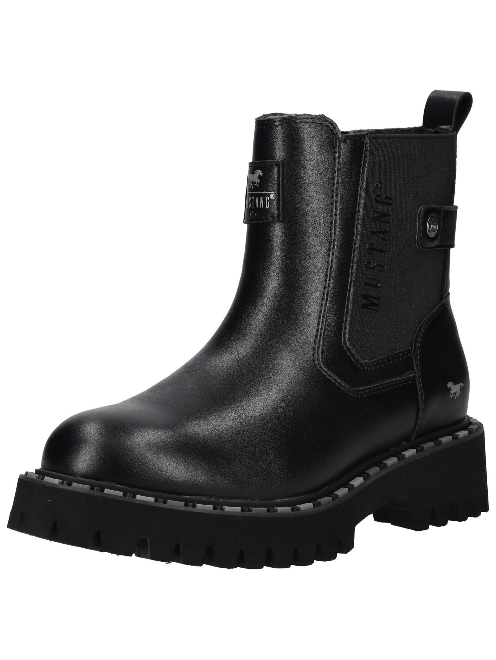 MUSTANG Stiefelette Lederimitat/Textil . Stiefelette günstig online kaufen