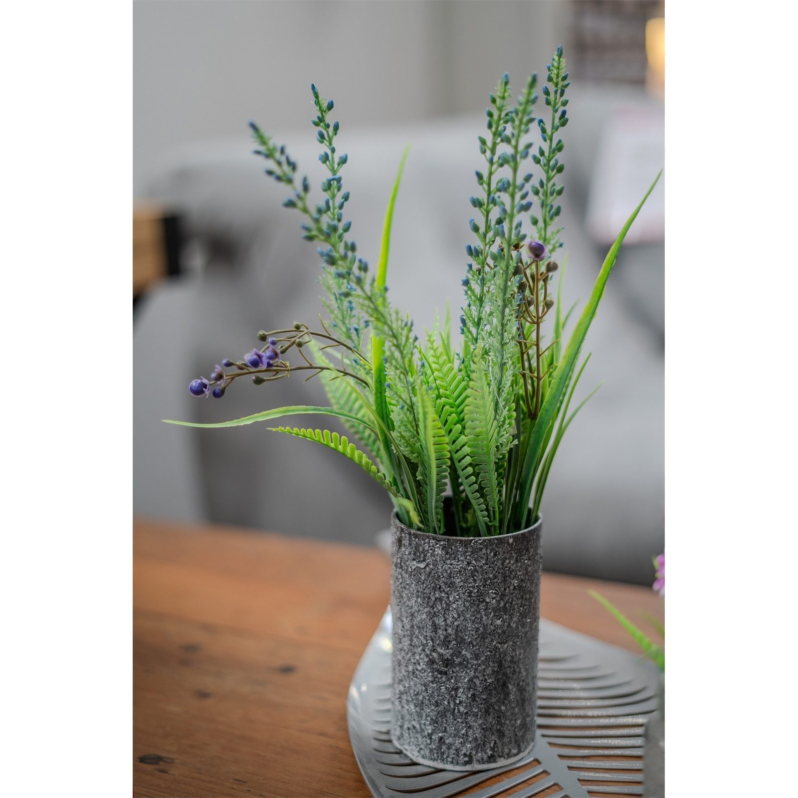 Kunstblume Kunstblume Lavendel in Vase Leilani günstig online kaufen