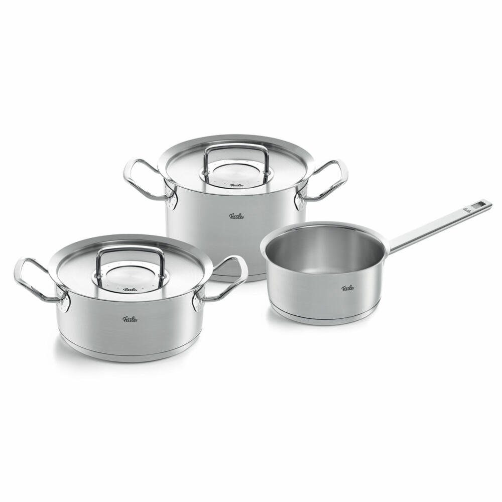 (Set, Set Germany Topf-Set Fissler in 3-tlg., original-profi Made Edelstahl II 18/10 collection 3-tlg),