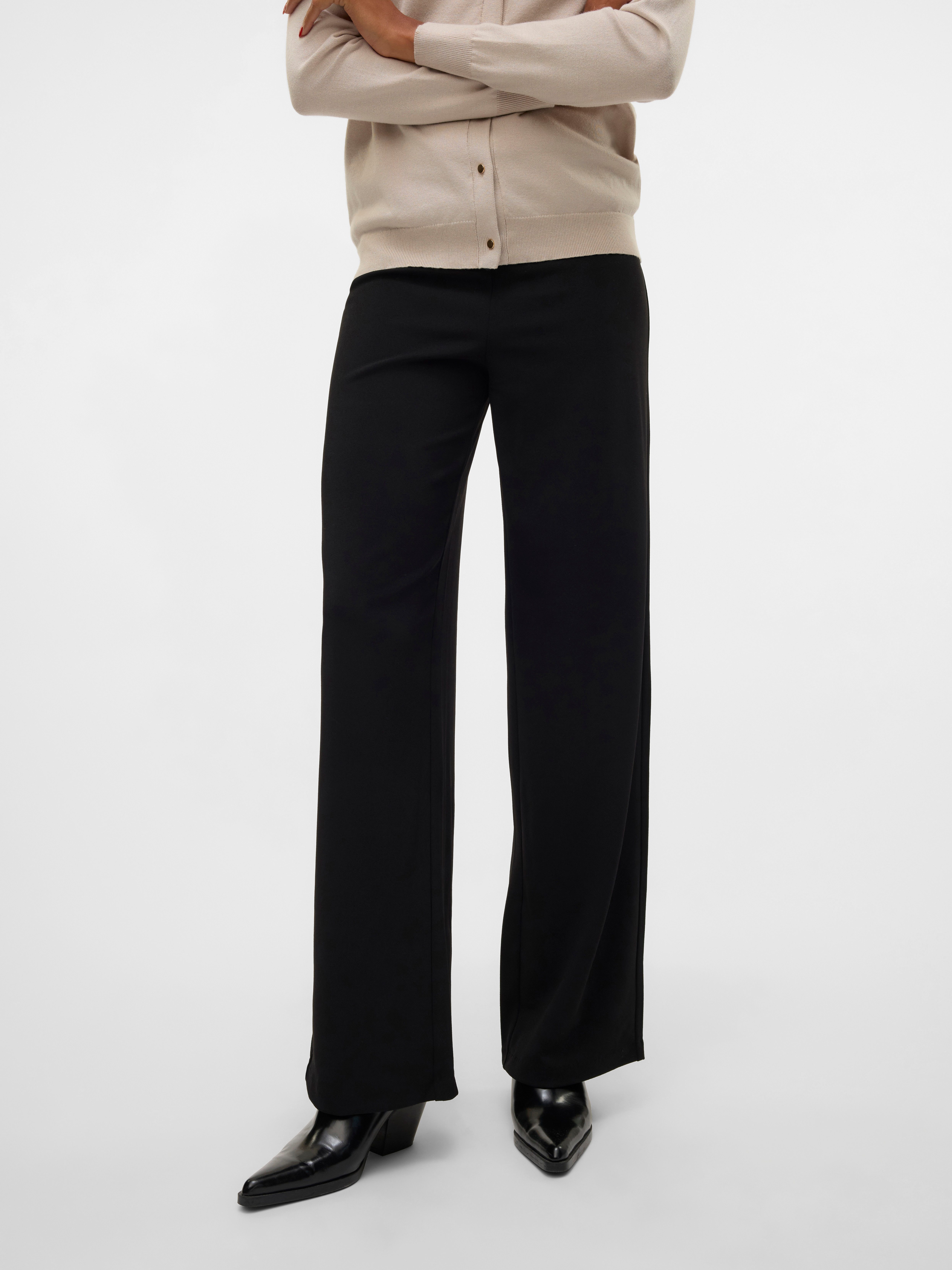 Vero Moda Schlupfhose VMBERLIN ZAMIRA MW WIDE PANT NOOS mit Stretch günstig online kaufen