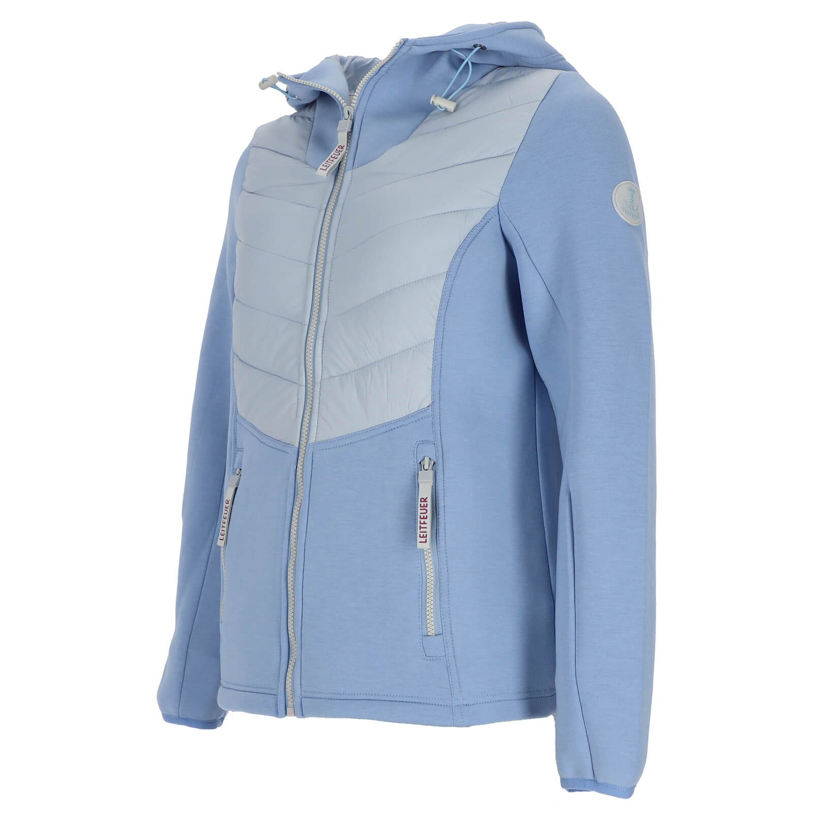 Leitfeuer Steppjacke Damen Hybridjacke mit Kontrast-Steppung günstig online kaufen