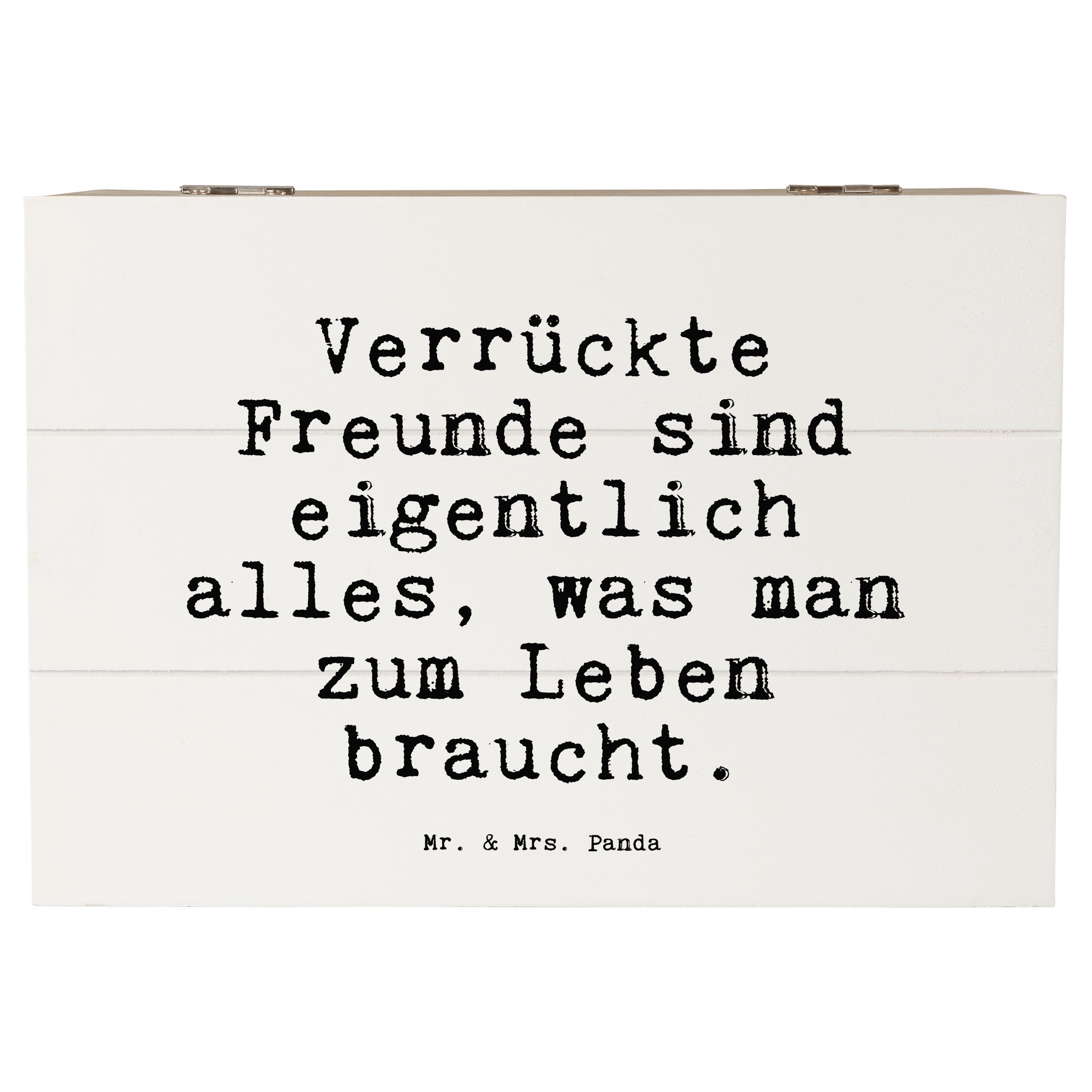 Mr. & Mrs. Panda Dekokiste »Verrückte Freunde sind eigentlich... Weiß