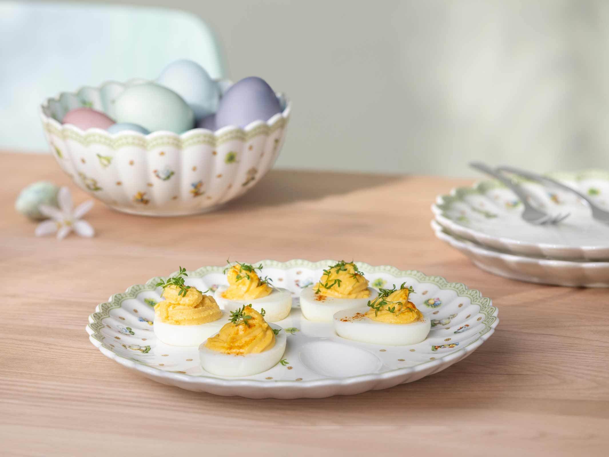 Villeroy & Boch Eierbecher Easter Delight Eierteller ø 24,2 cm, (1-tlg., 1 Eierbecher)