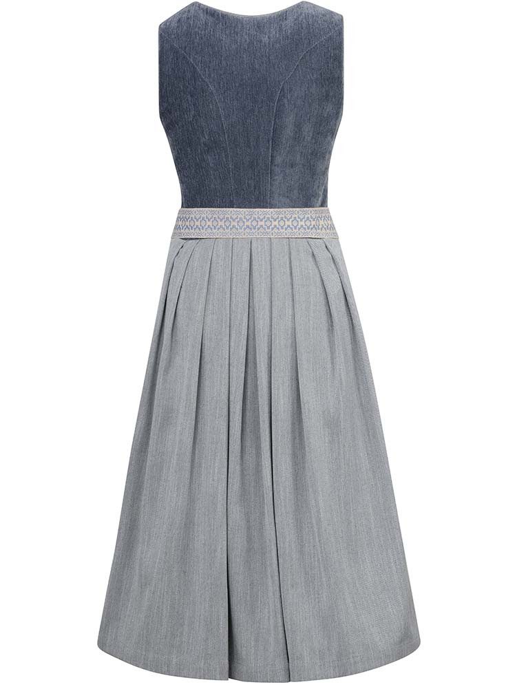 MarJo Dirndl Dirndl Leopoldsdorf 75cm Länge vintage blue