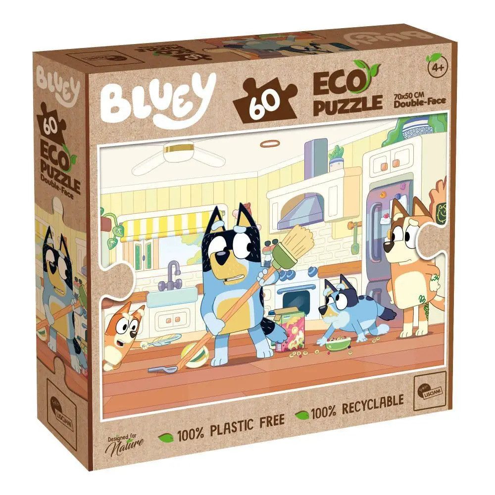 Puzzle BLUEY ECO-PUZZLE DF 60, Пазлыteile