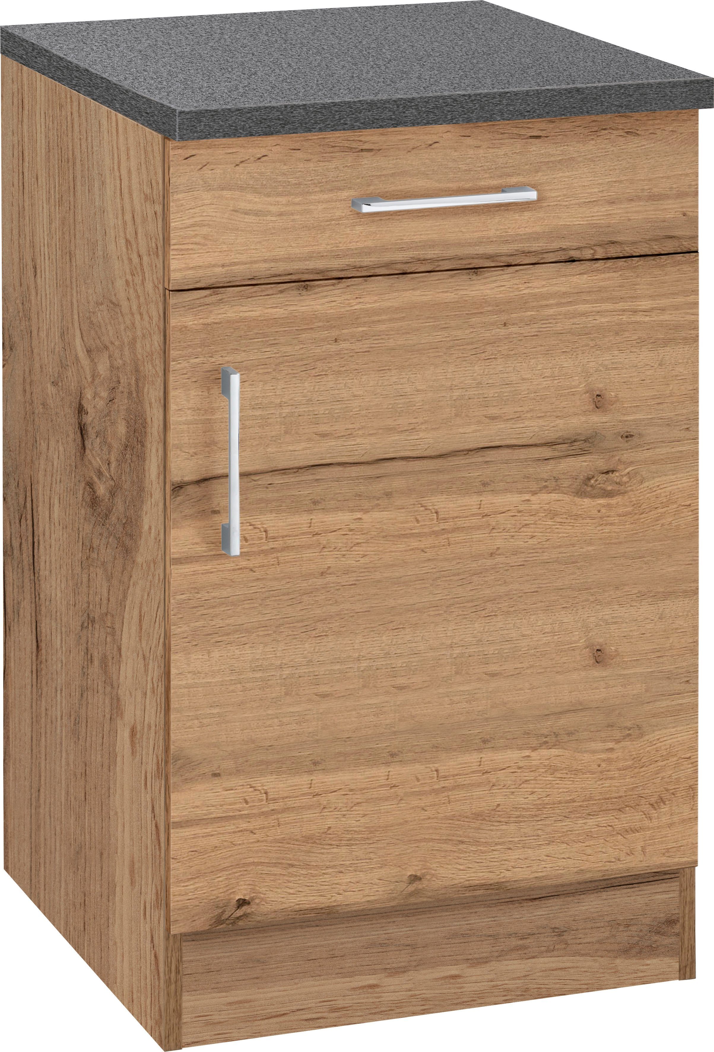 KOCHSTATION Unterschrank "KS-Colmar", 50 cm, mit Metallgriff, für viel Stau günstig online kaufen
