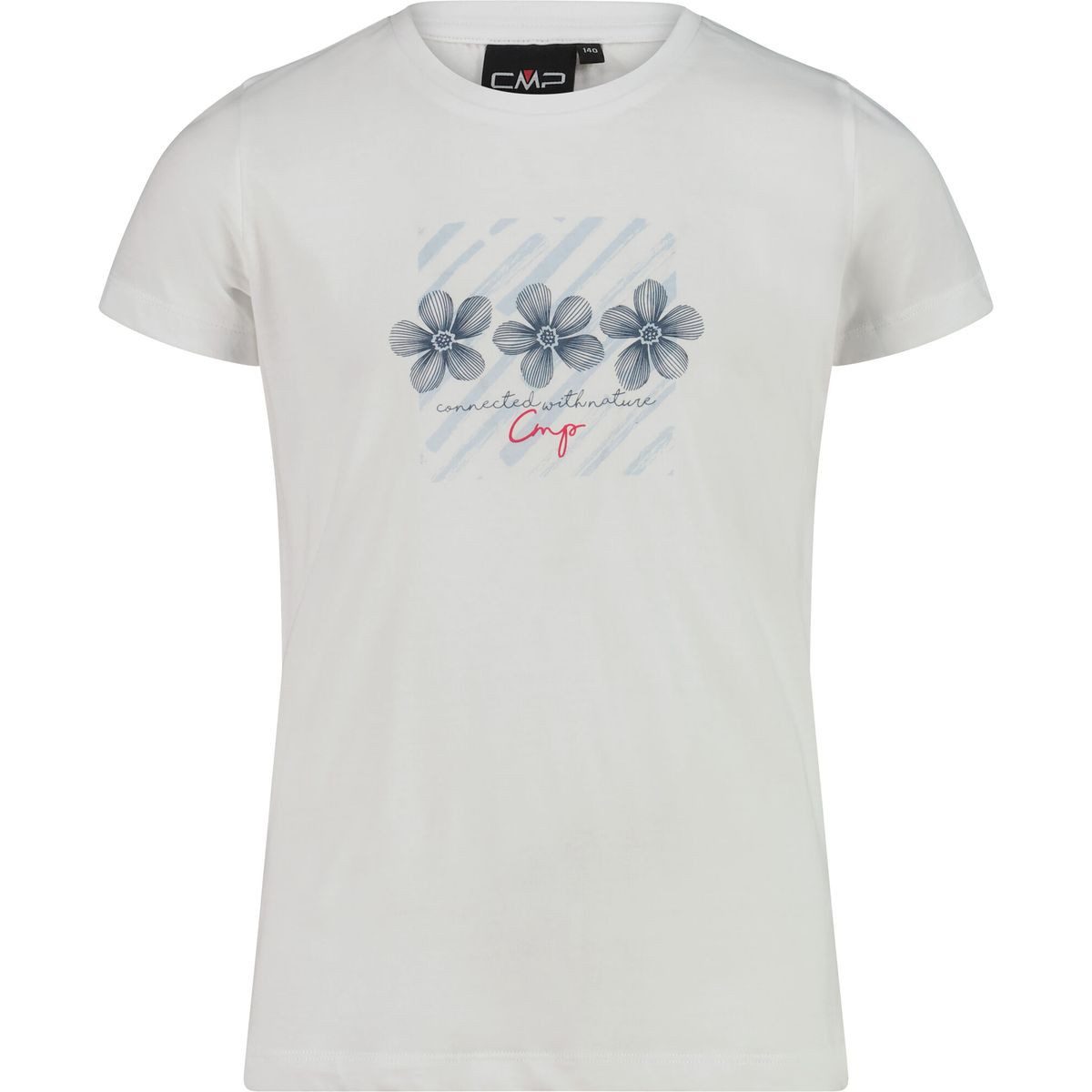 CMP Funktionsshirt KID G T-shirt Bequemes Bio-Baumwoll-T-Shirt für vielseitige Outdoor- und