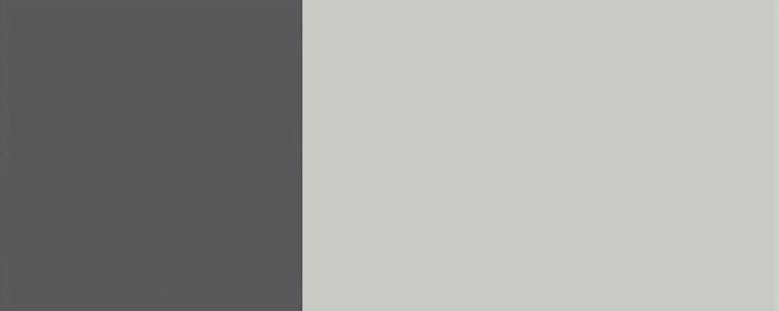 Feldmann-Wohnen 9018 & RAL 1-türig wählbar (Florence) Ausführung Eckhängeschrank Korpusfarbe Front-, grifflos papyrusweiß Hochglanz 60cm Florence