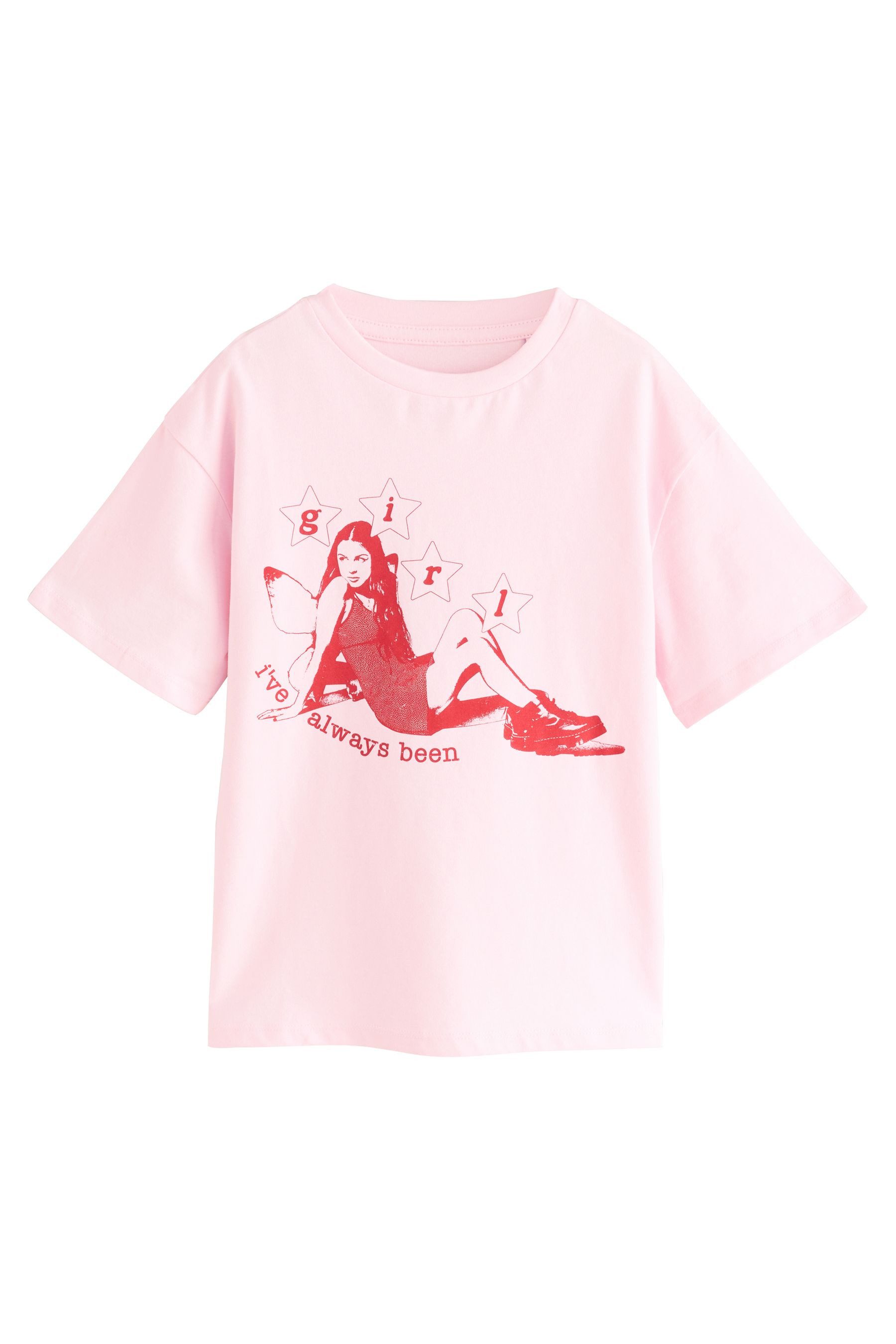 T-Shirt Lizenziertes Oversized Fit T-Shirt, Olivia Rodrigo