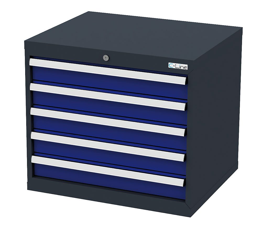 Simplaflex Werkzeugschrank Simplaflex Schubladenschrank, 5 Schubladen, BxTxH 700x575x620 mm