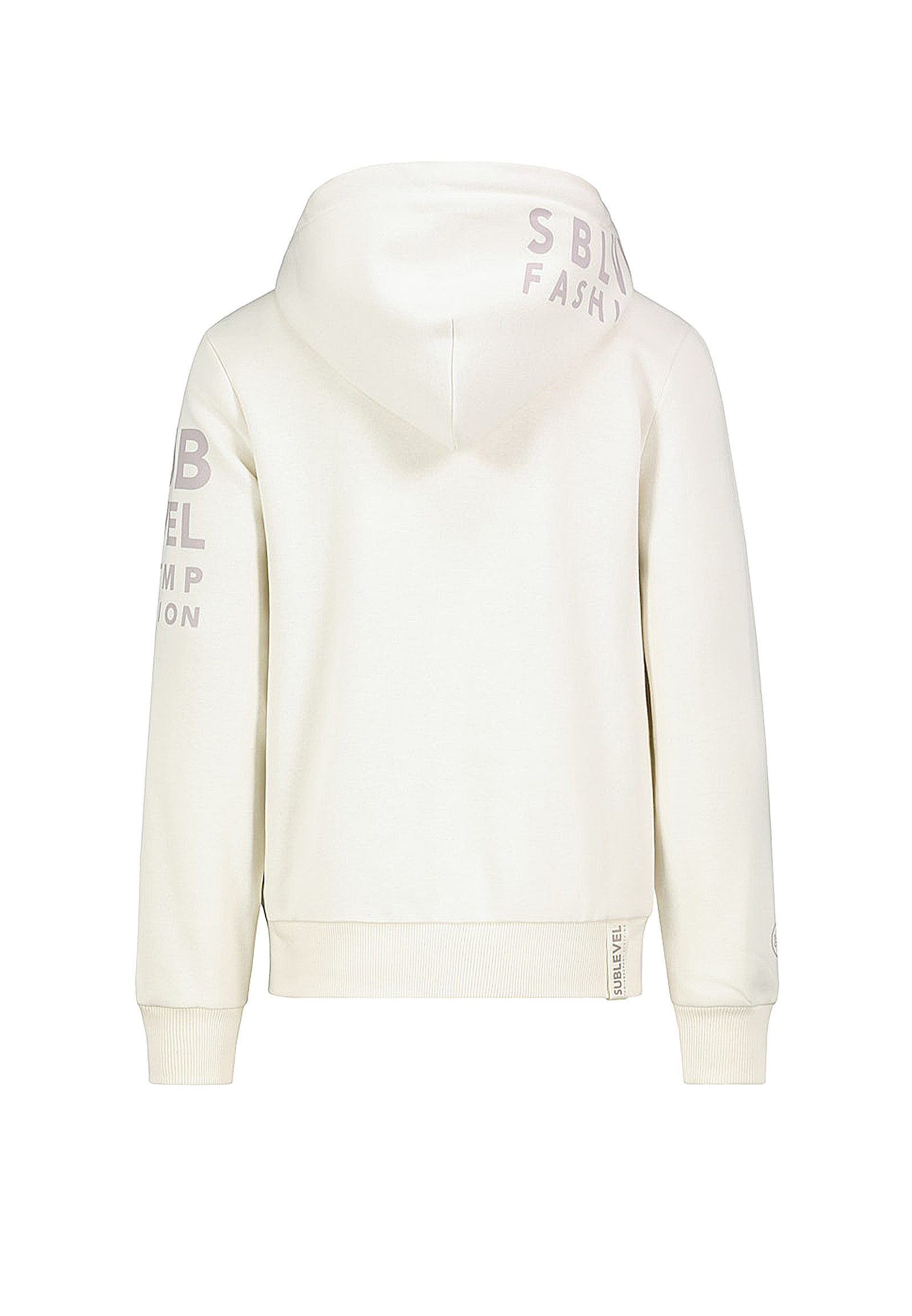 SUBLEVEL Hoodie mit Kängurutasche und Logo-Print günstig online kaufen