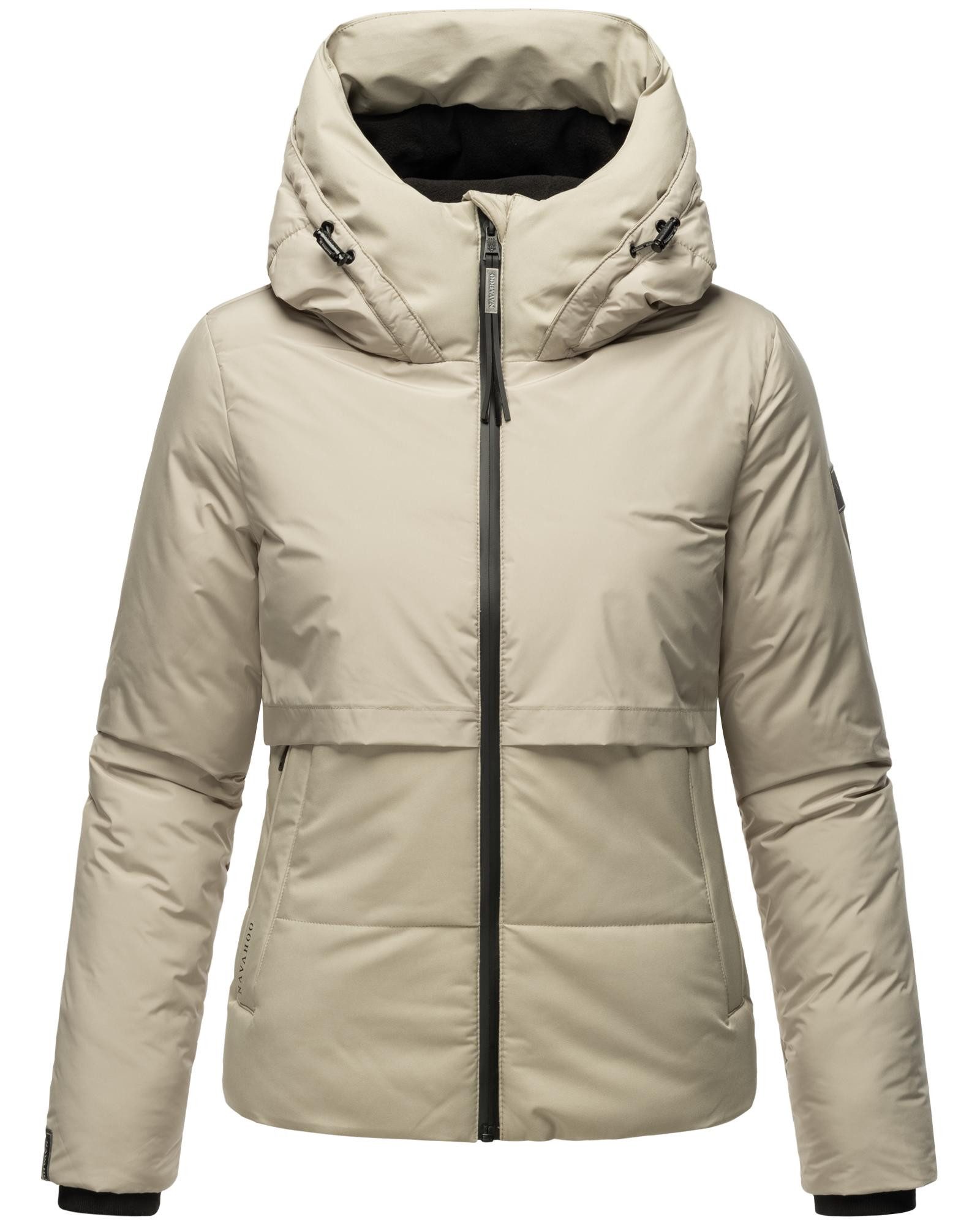 Navahoo Steppjacke Liebesküken XIV modische Damen Winterjacke mit Fleece-Innenfutter