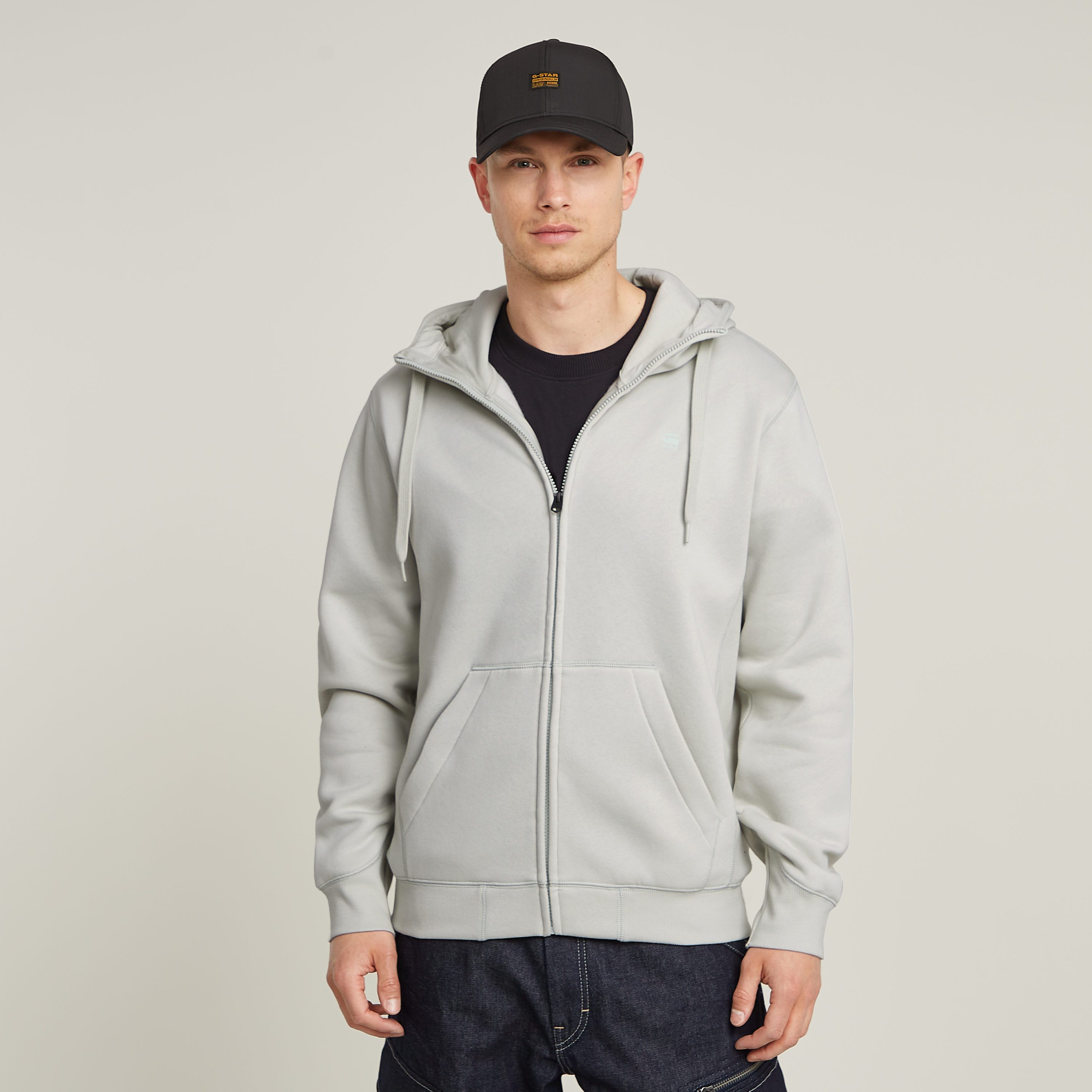 G-STAR Kapuzensweatjacke Premium Basic Hooded Zip günstig online kaufen
