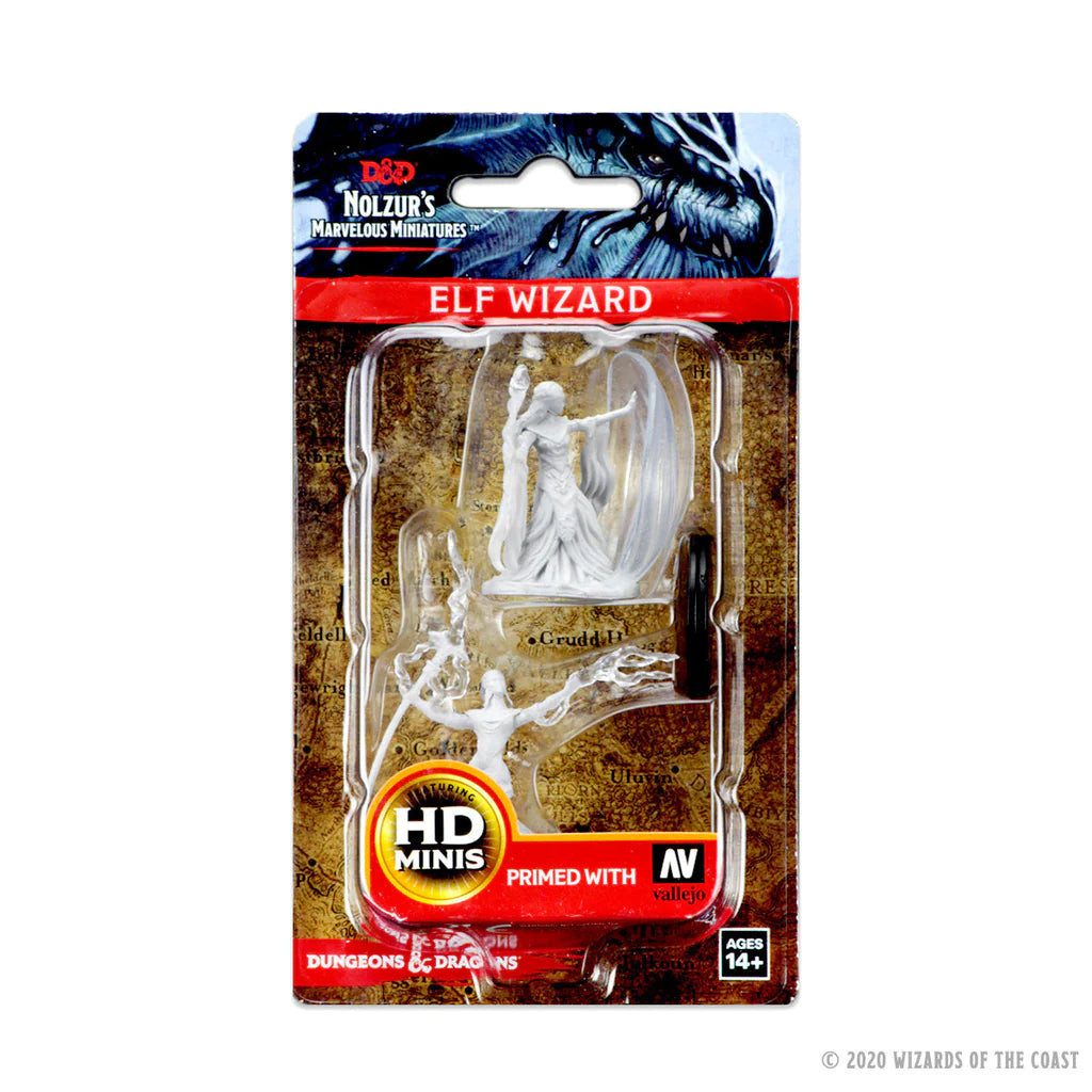 WizKids Spielfigur D&D Nolzur's Marvelous Miniatures - Elf Female Wizard