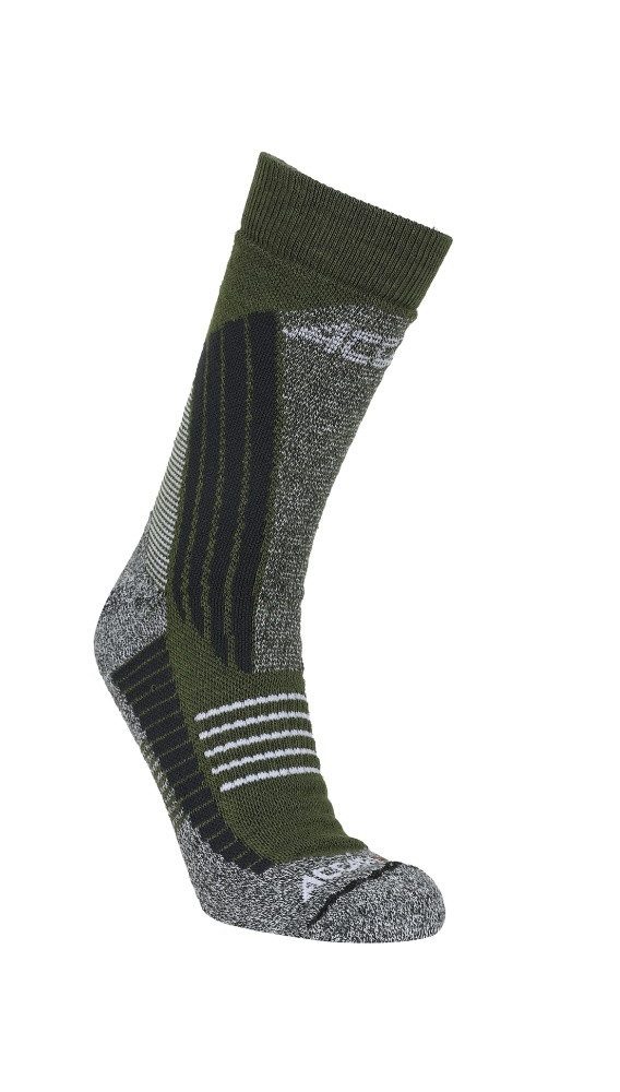 Accapi Wandersocken Crew Approach FIR grün/grau - 1 Paar