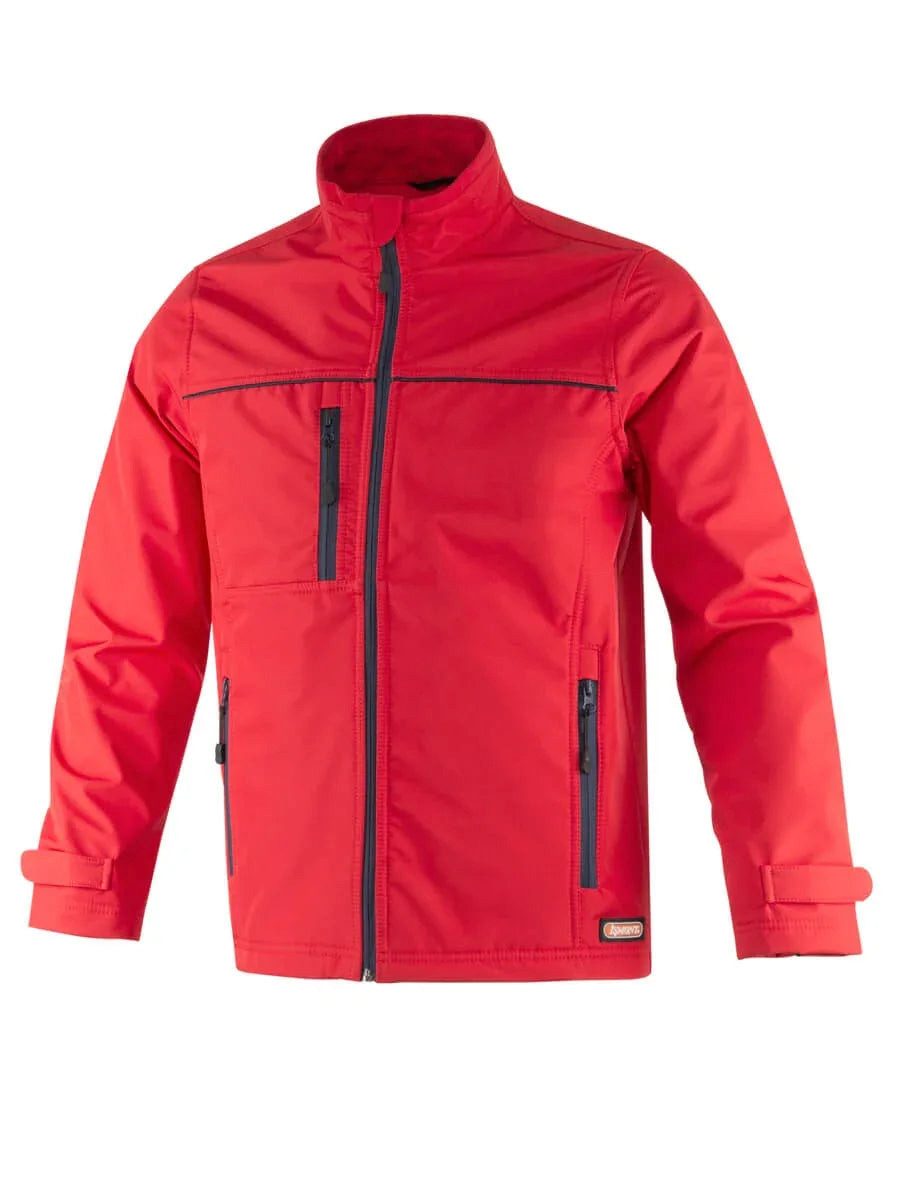 Softshelljacke Softshell Arbeitsjacke Rot – ISMONT 01 M038-06