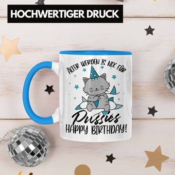 Trendation Tasse Geburtstag Tasse Geschenk Lustiger Spruch Männer Frauen Älter Werden I