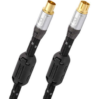 Oehlbach Transmission Ultra High End Antennenkabel Audio- & Video-Kabel, Antenne männlich, Antenne weiblich (510 cm)
