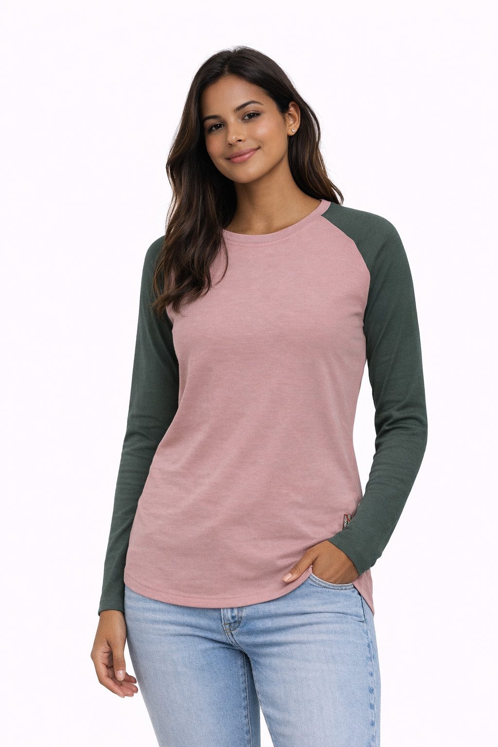 Longsleeve Langarm Shirt Damen Merino Mix Freizeit, Outdoor Longsleeve Arne