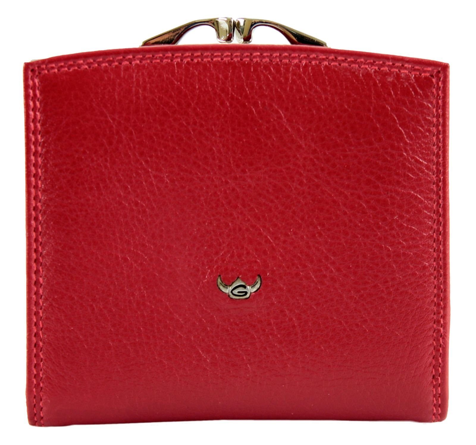 Golden Head Geldbörse Bügelbörse 2049, aus echtem Rindsleder mit RFID-Blocker Schutz