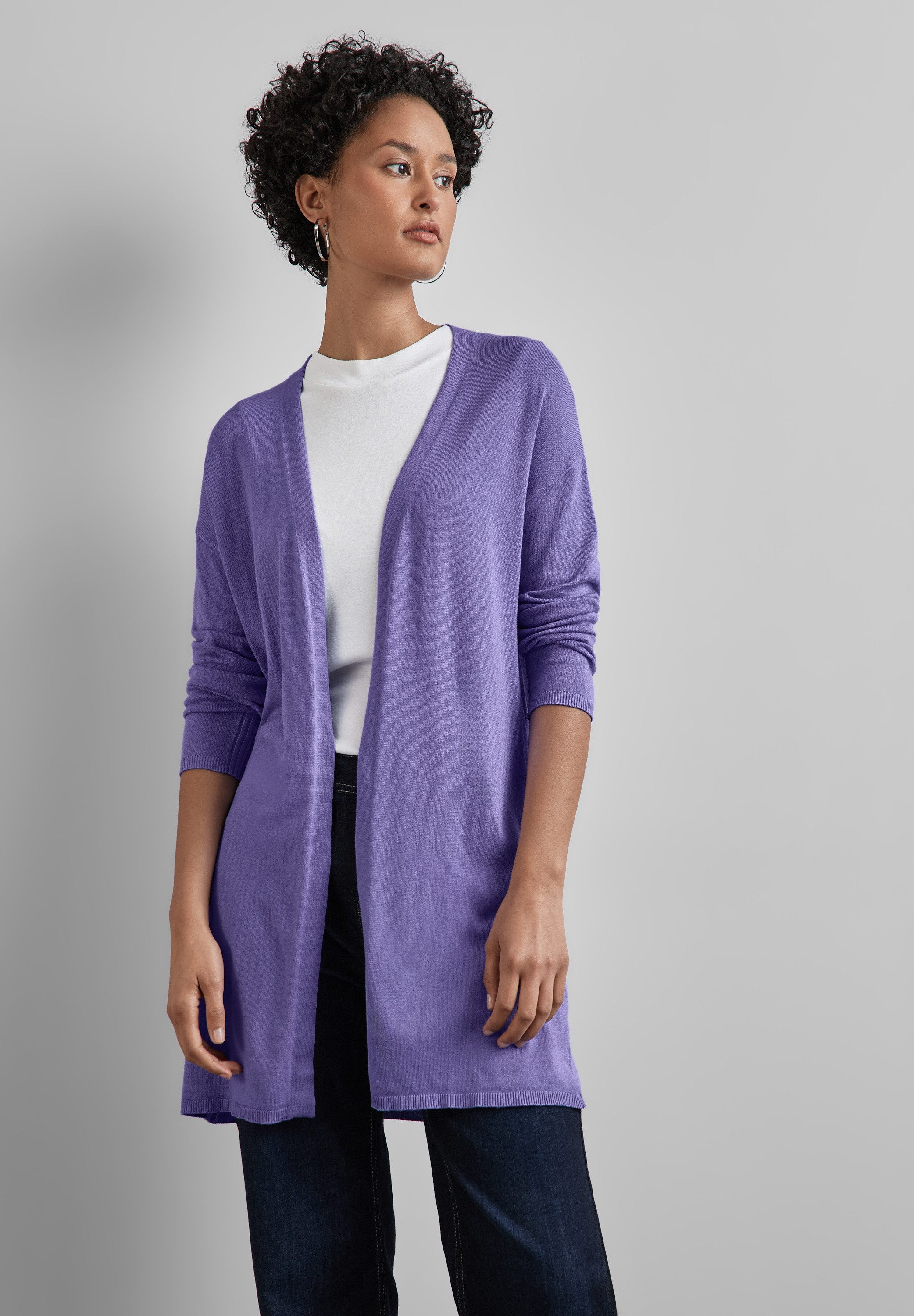 STREET ONE Strickjacke verschlusslos günstig online kaufen