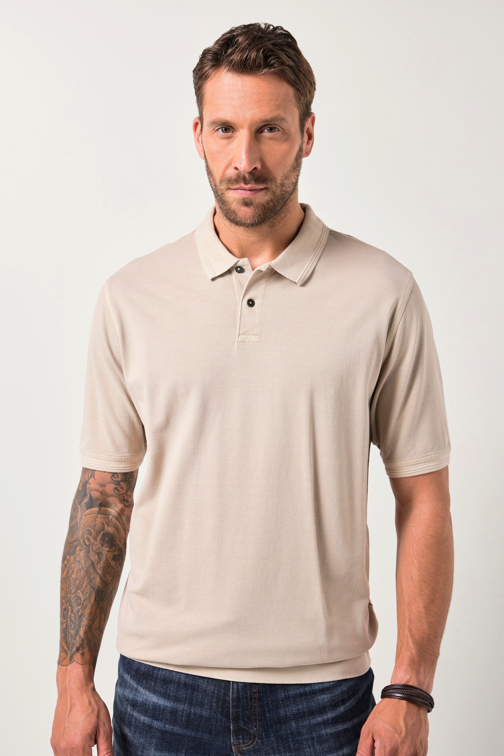 JP1880 Poloshirt JP1880 Poloshirt Bauchfit Halbarm Piqué