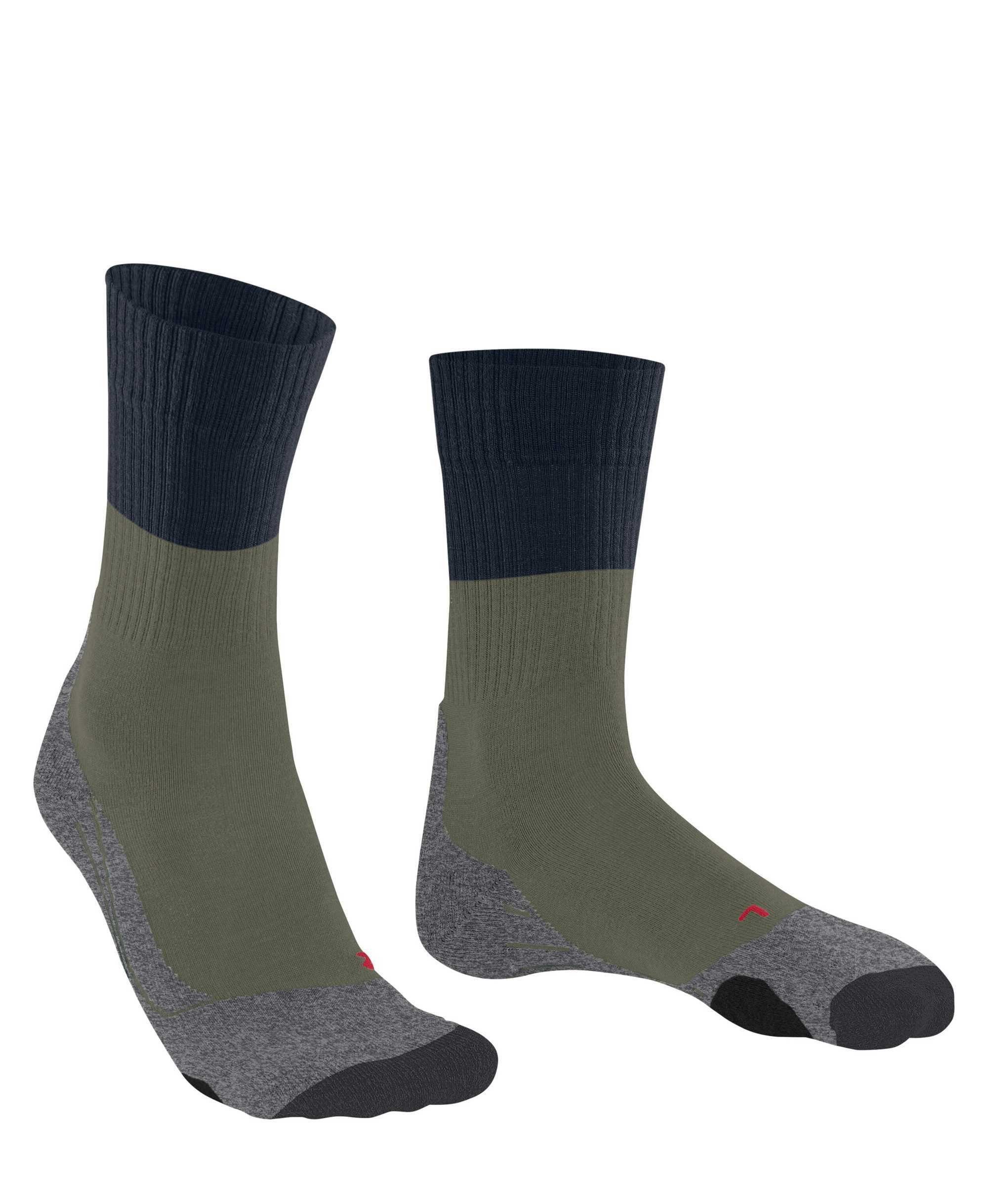 Trekking Grün/Grau (Herb) Sportsocken TK2, Socken FALKE - Polsterung Socken Herren