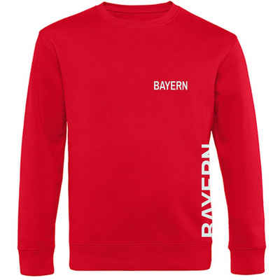 multifanshop Sweatshirt Bayern - Brust & Seite - Pullover