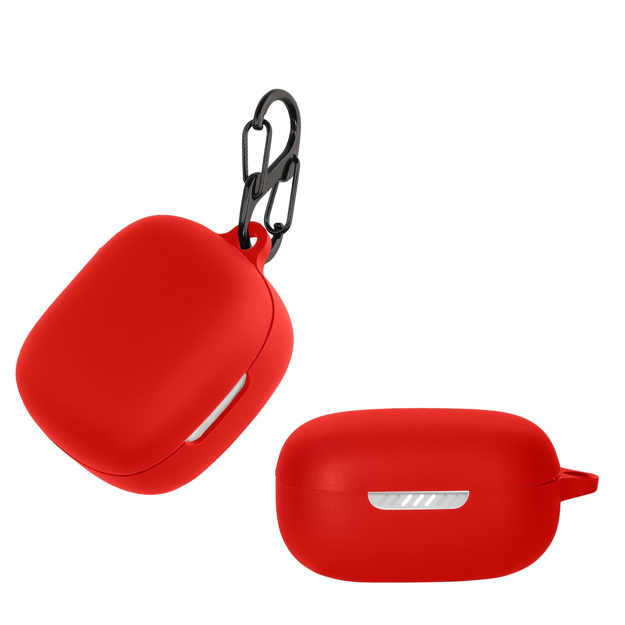 kwmobile Kopfhörer-Schutzhülle Hülle für JBL Live Pro 2 TWS, Silikon Schutzhülle Etui Case Cover für In-Ear Headphones