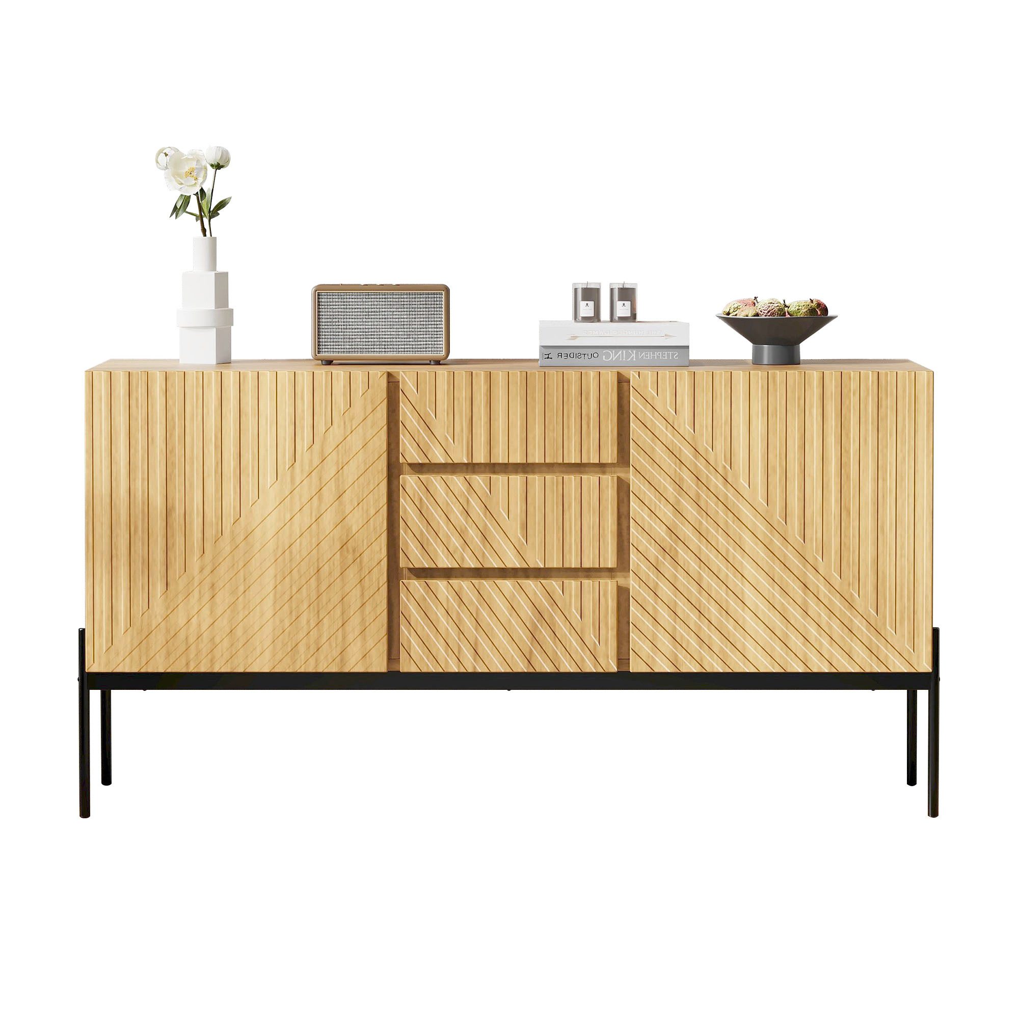 SOFTWEARY Sideboard (Breite 140 cm, mit günstig online kaufen