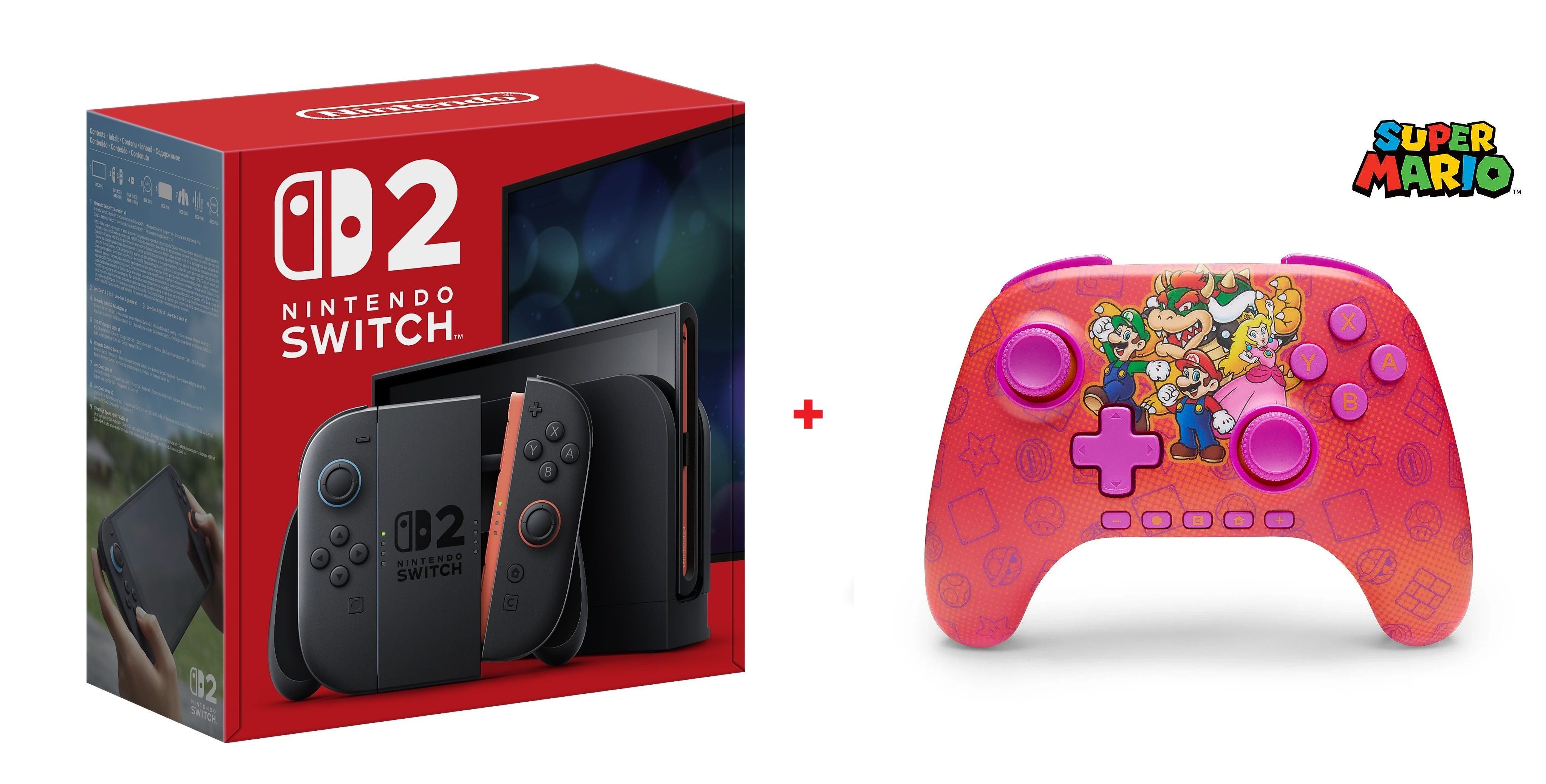 Nintendo Switch 2 Switch 2 Konsole + PowerA Wireless Controller (Bundle)