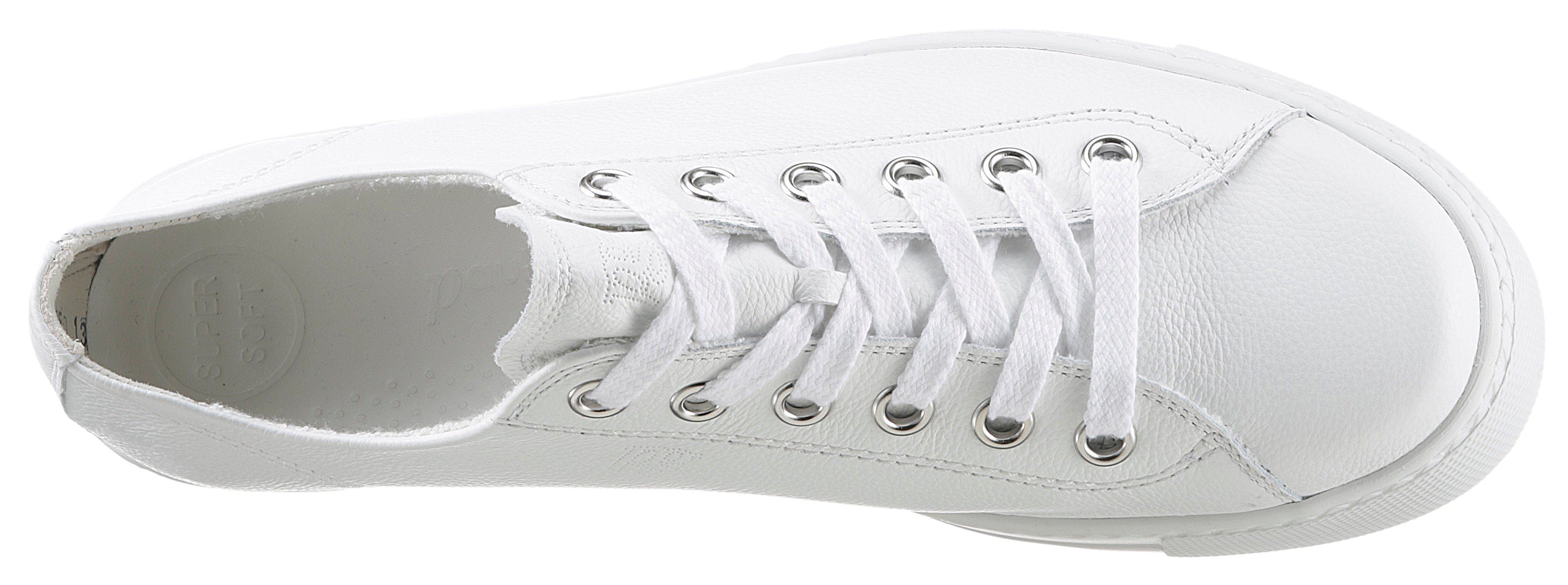 Paul Green Sneaker mit leichter Laufsohle hell weiss