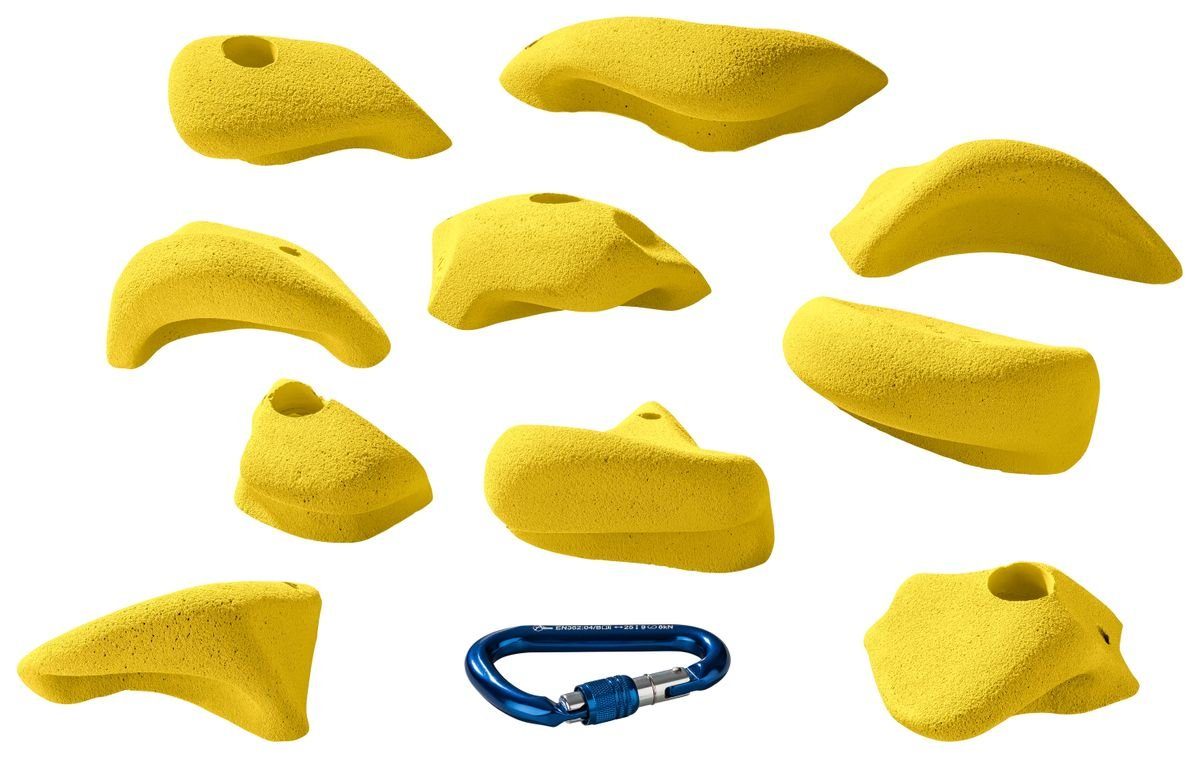 Prises Jugs Mini (ehemals 2 gelb Essential Prises Kletterwand Entre L Entre Klettergriffset Roof)