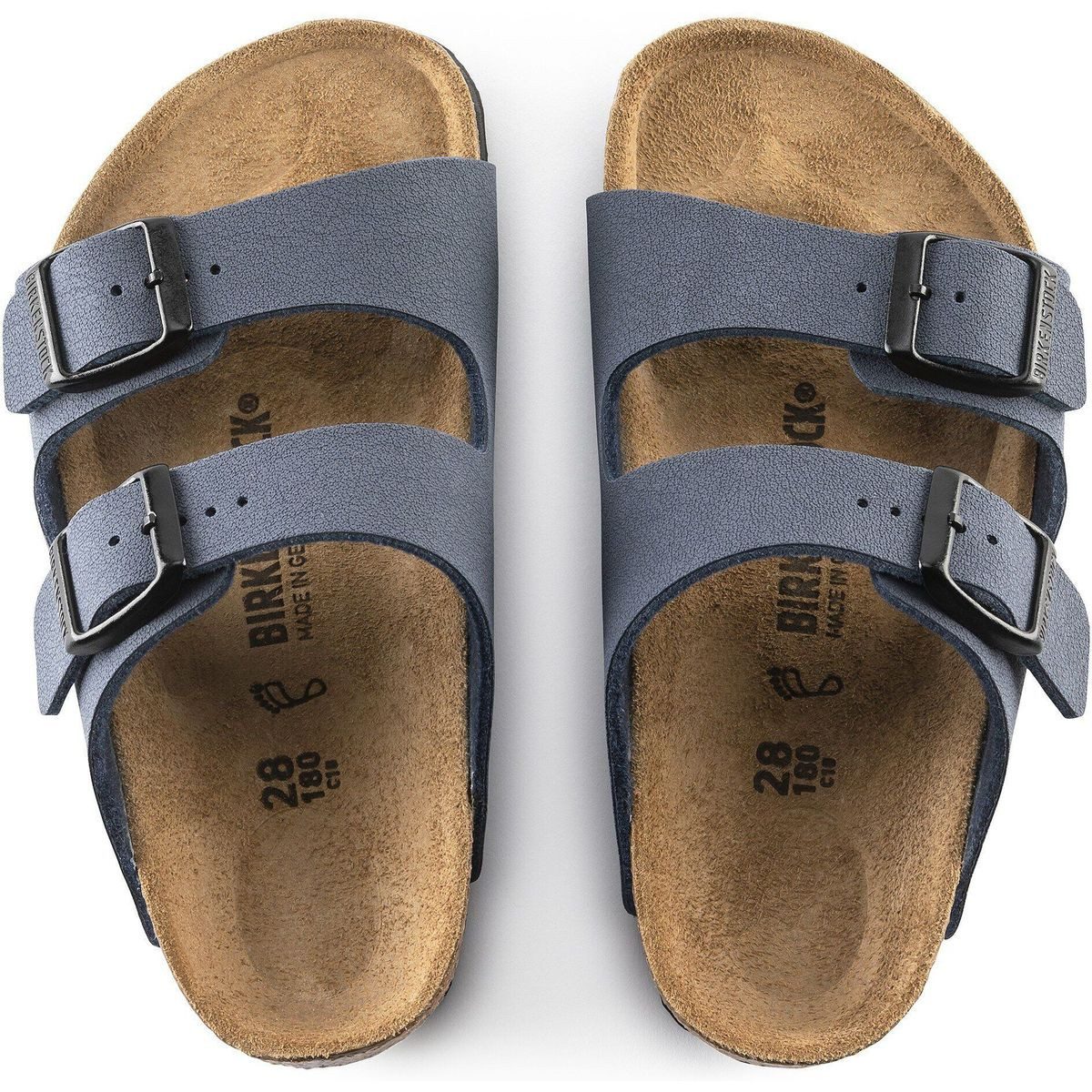 Birkenstock Arizona Kids Birko-florbc Navy Outdoorsandale Stilvolle, strapazierfähige Kindersandalen mit verstellbaren
