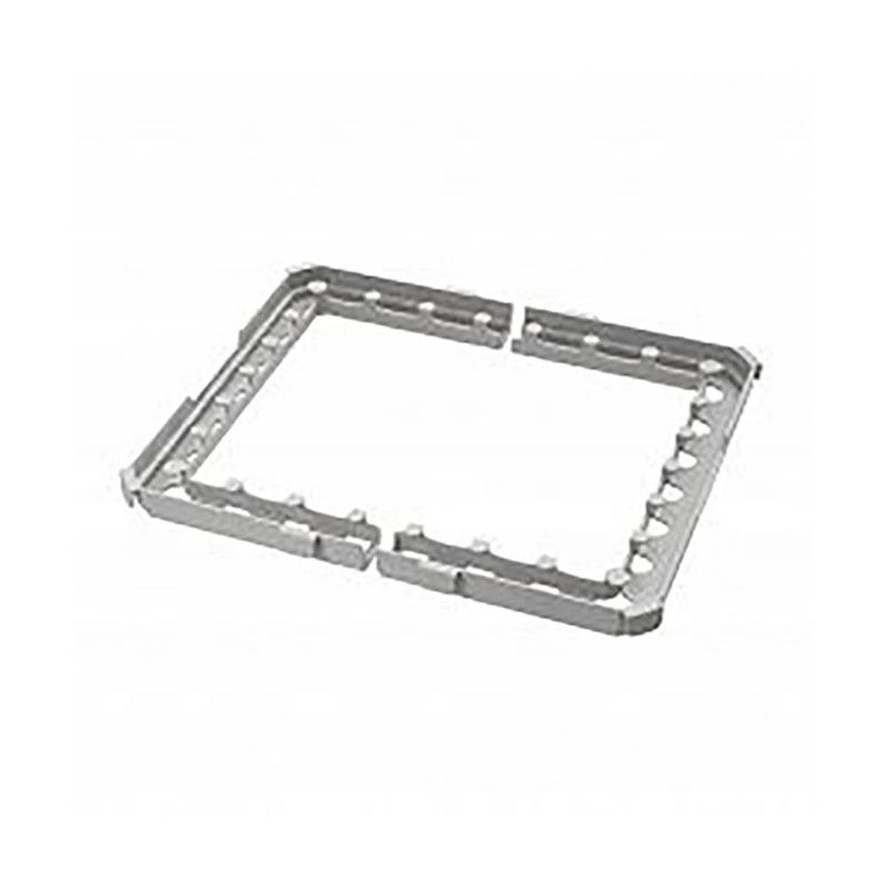 Naber Mülleimer Aufsatzrahmen, hellgrau, für 315 x 382 mm Eimer-Einsätze