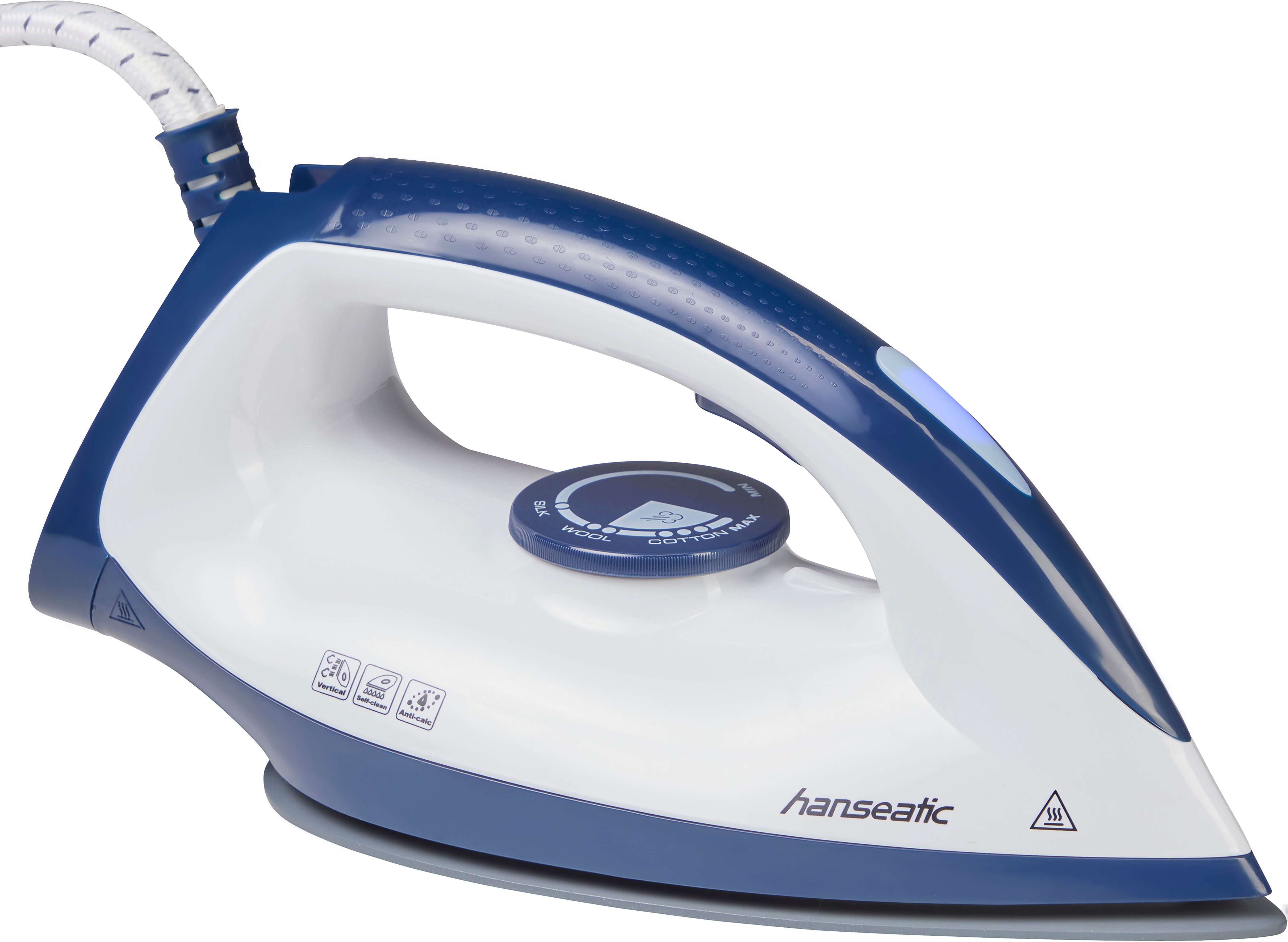 Hanseatic Dampfbügelstation HIS1565BLD, 6,5 bar Dampfdruck, max. 300g/min Dampfmenge, 1500 ml Wassertank, 1,5L Wassertank, in 60s betriebsbereit