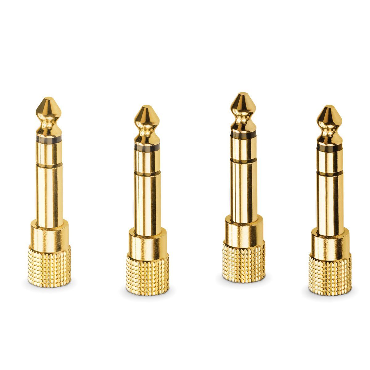 Rode HJA-4 Klinkenadapter 3,5mm zu 6,35mm TRS 4 Stück Audio-Adapter