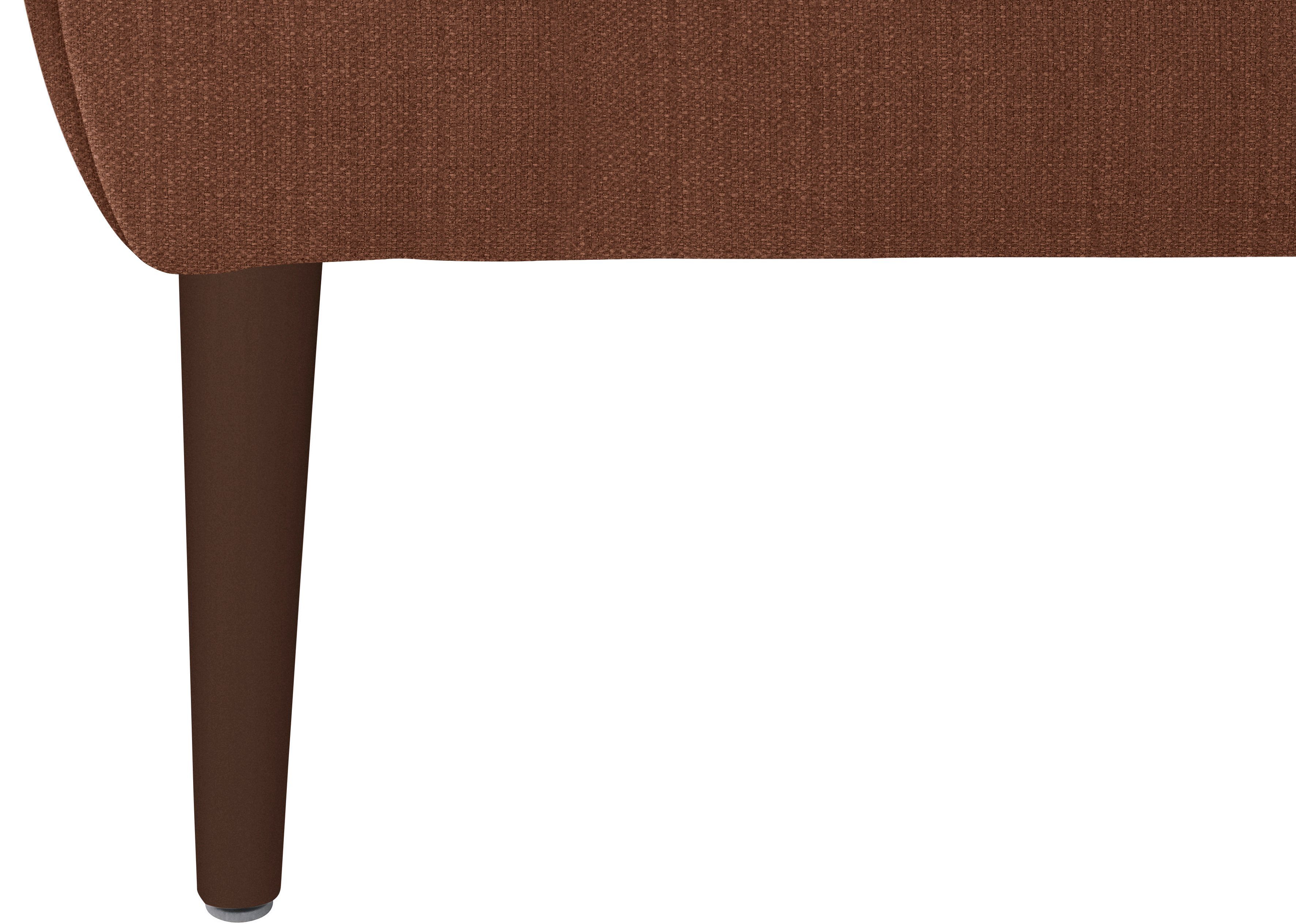 bronze W.SCHILLIG 232 cm enjoy&MORE, pulverbeschichtet, Füße Sitztiefenverstellung, Breite 2,5-Sitzer