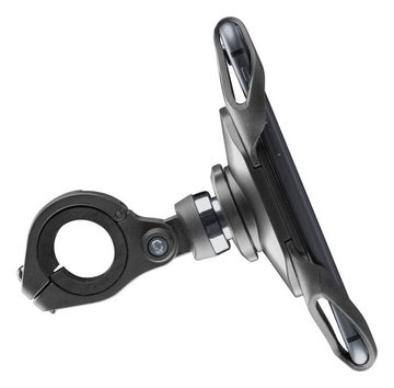 Cellularline Universal Bike Holder Rider Pro Handy-Halterung, (mit Klemme und Abstandhalter für den Lenker)