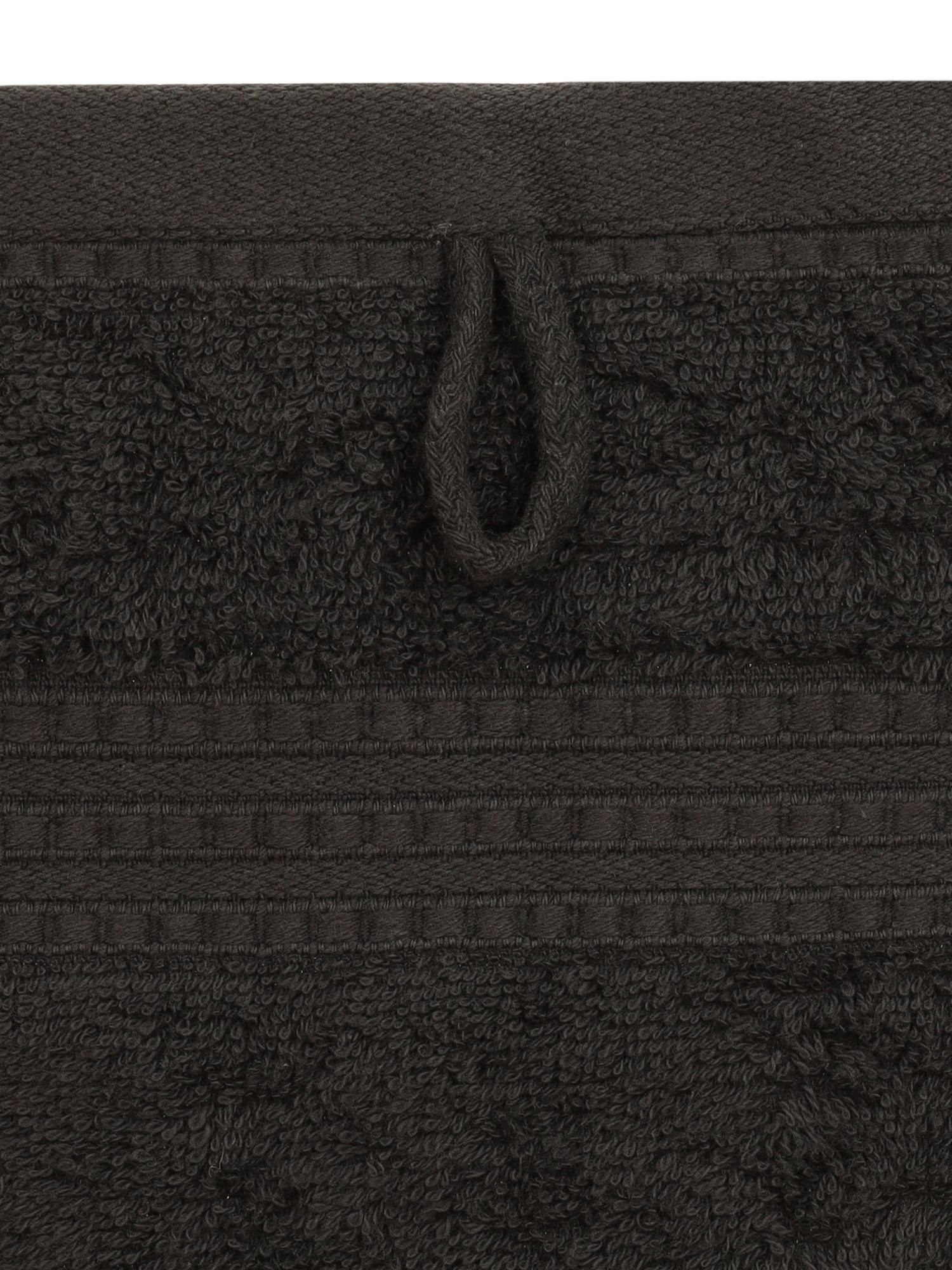 Handtuch (1-St) Bio-Baumwolle x 1-Handtuch-Schwarz-Saunatuch 80 cm, Julsen 200 Julie