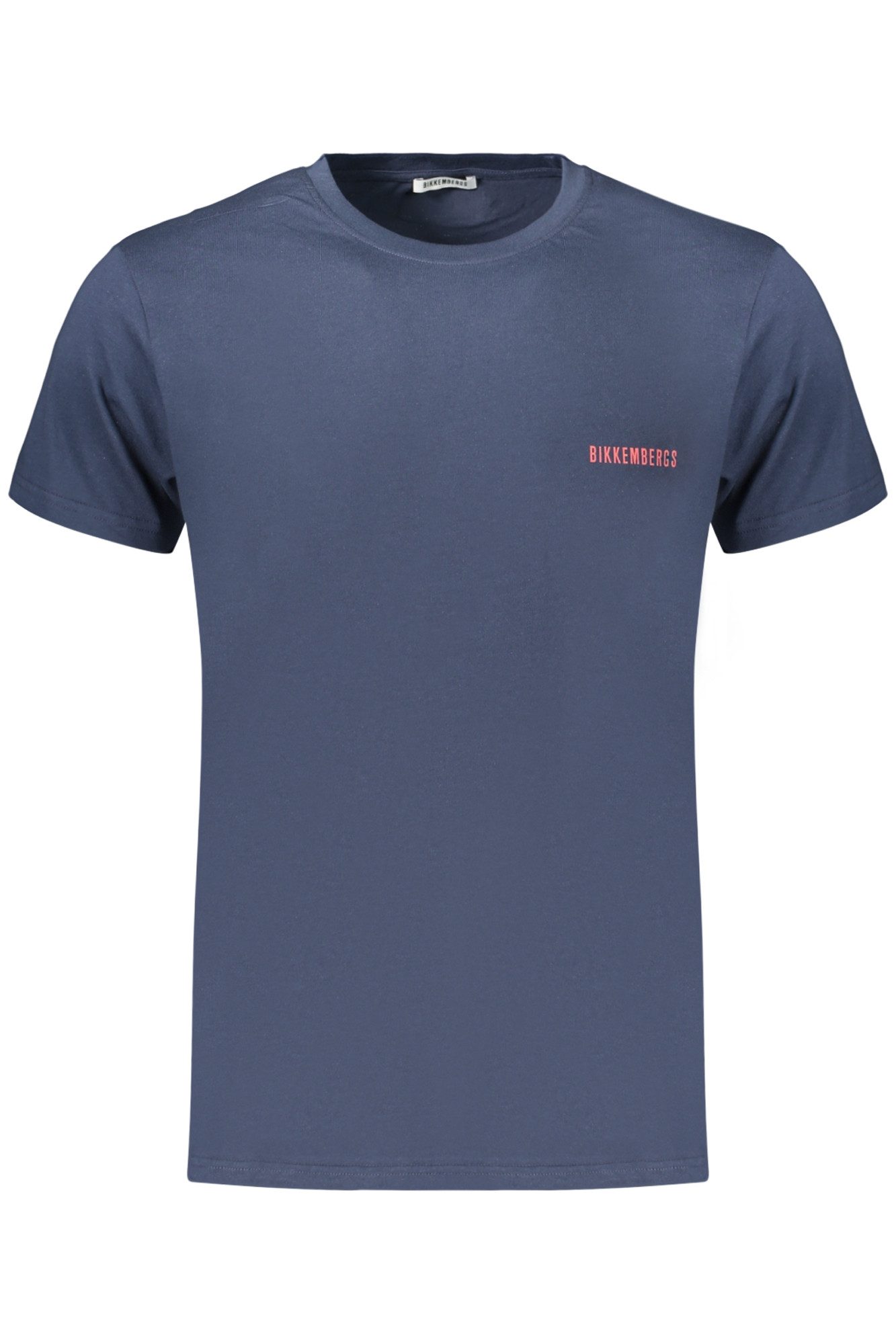 Bikkembergs T-Shirt Stylisches Herren Kurzarm T-Shirt Blau mit Streifen