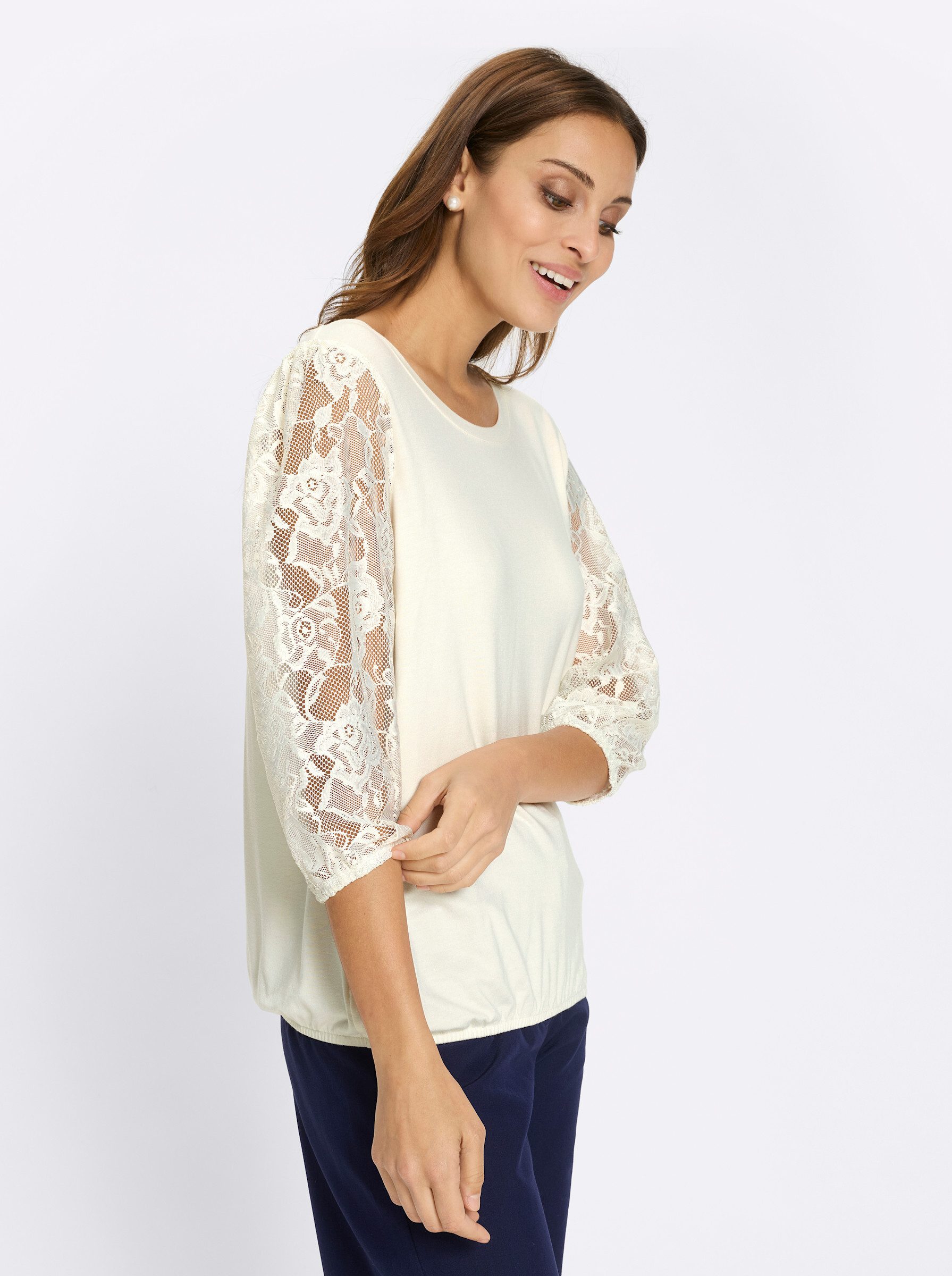 Witt T-Shirt Spitzen-Shirt 3/4-Arm