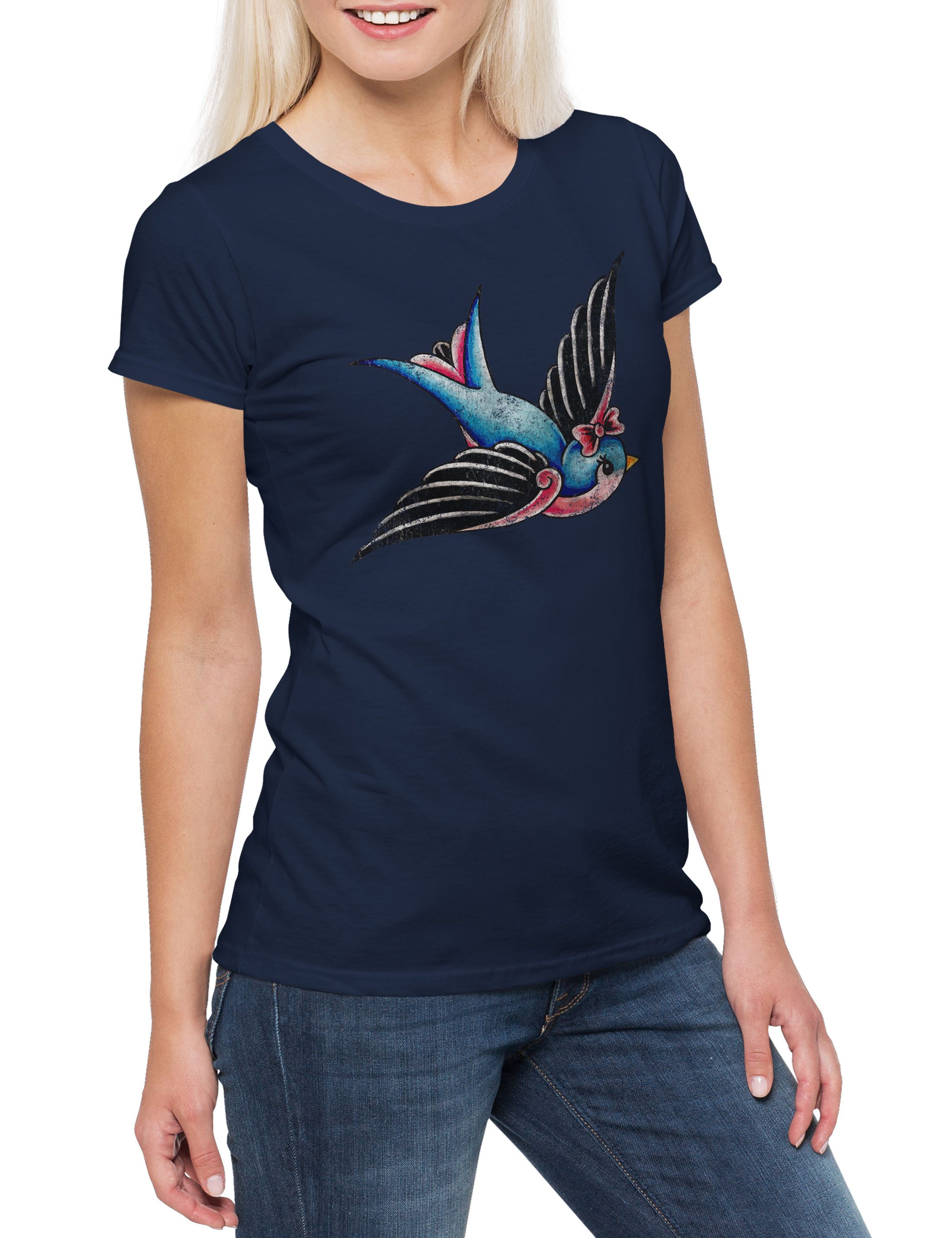 Urban Backwoods Print-Shirt Tattoo Swallow A günstig online kaufen