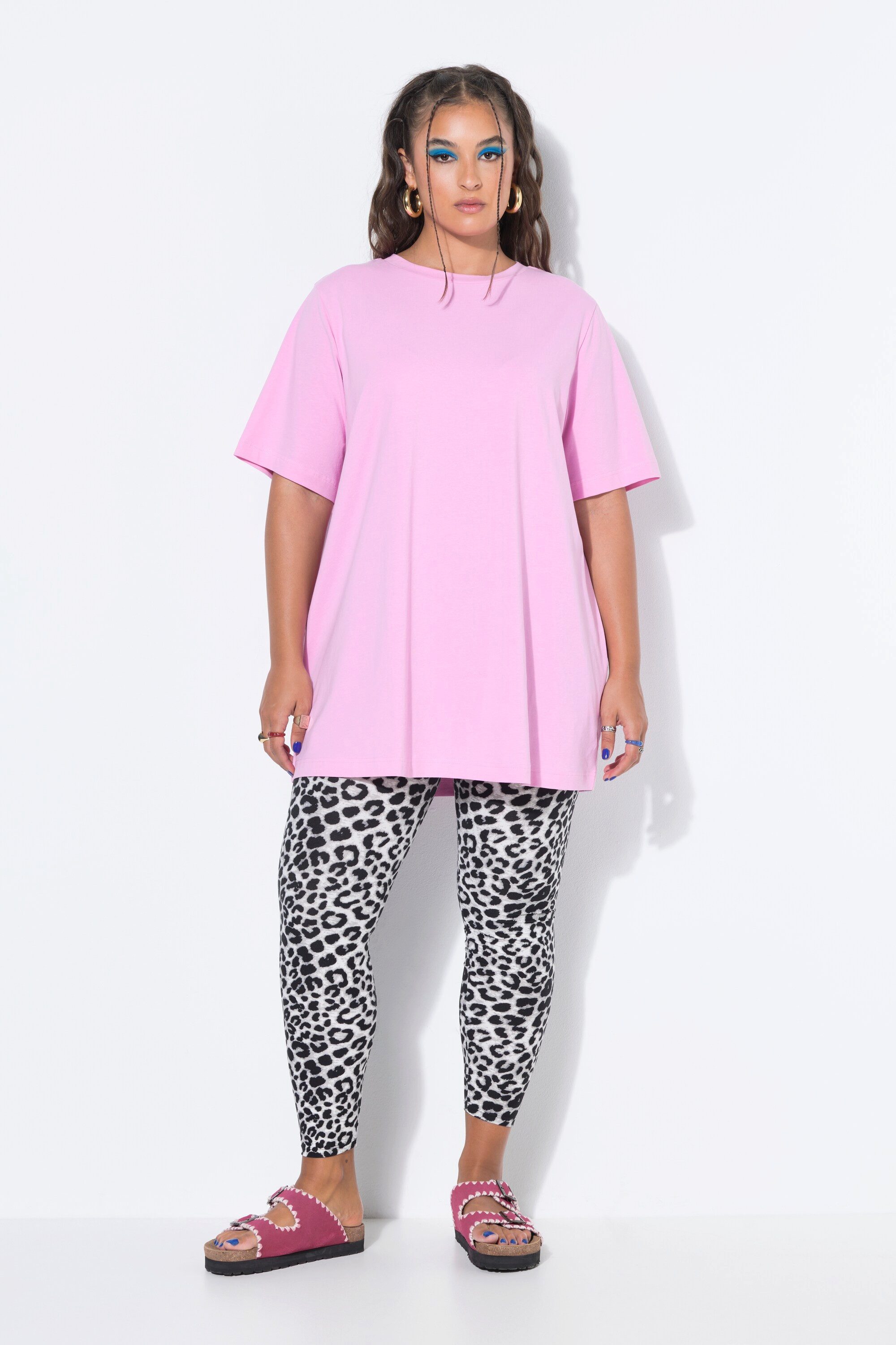 Studio Untold Longshirt Longshirt langer Classic Shape Halbarm